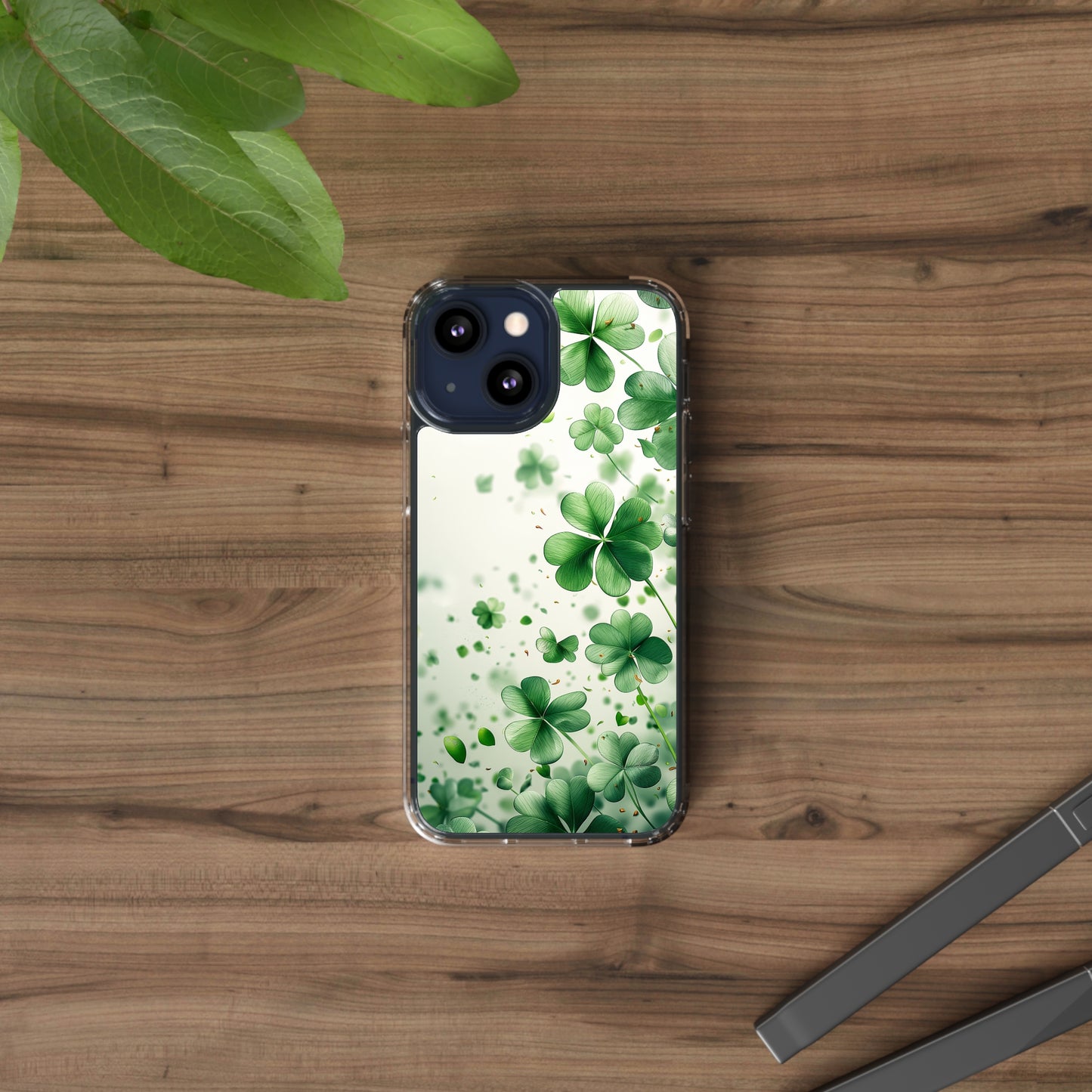 Clear Phone Cases Shamrock