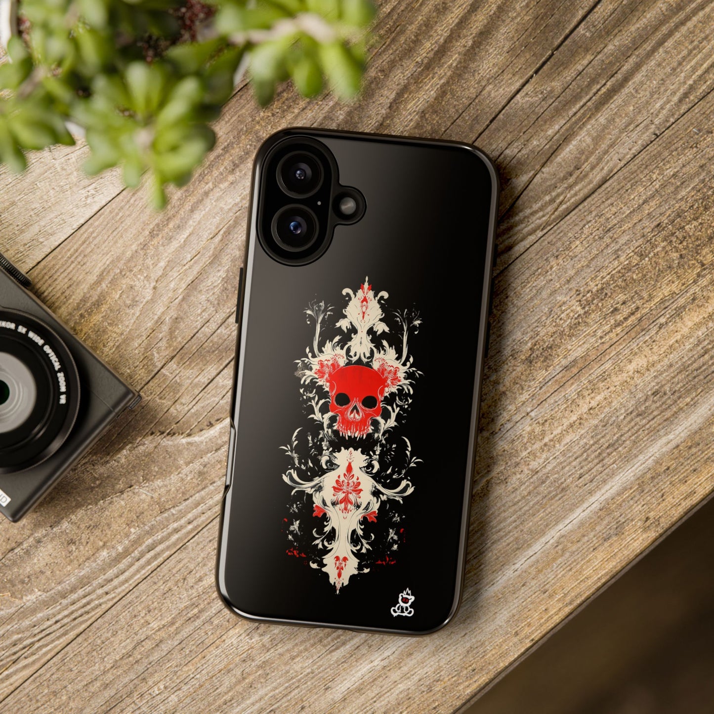 Tough Cases: Crimson Baroque Skull