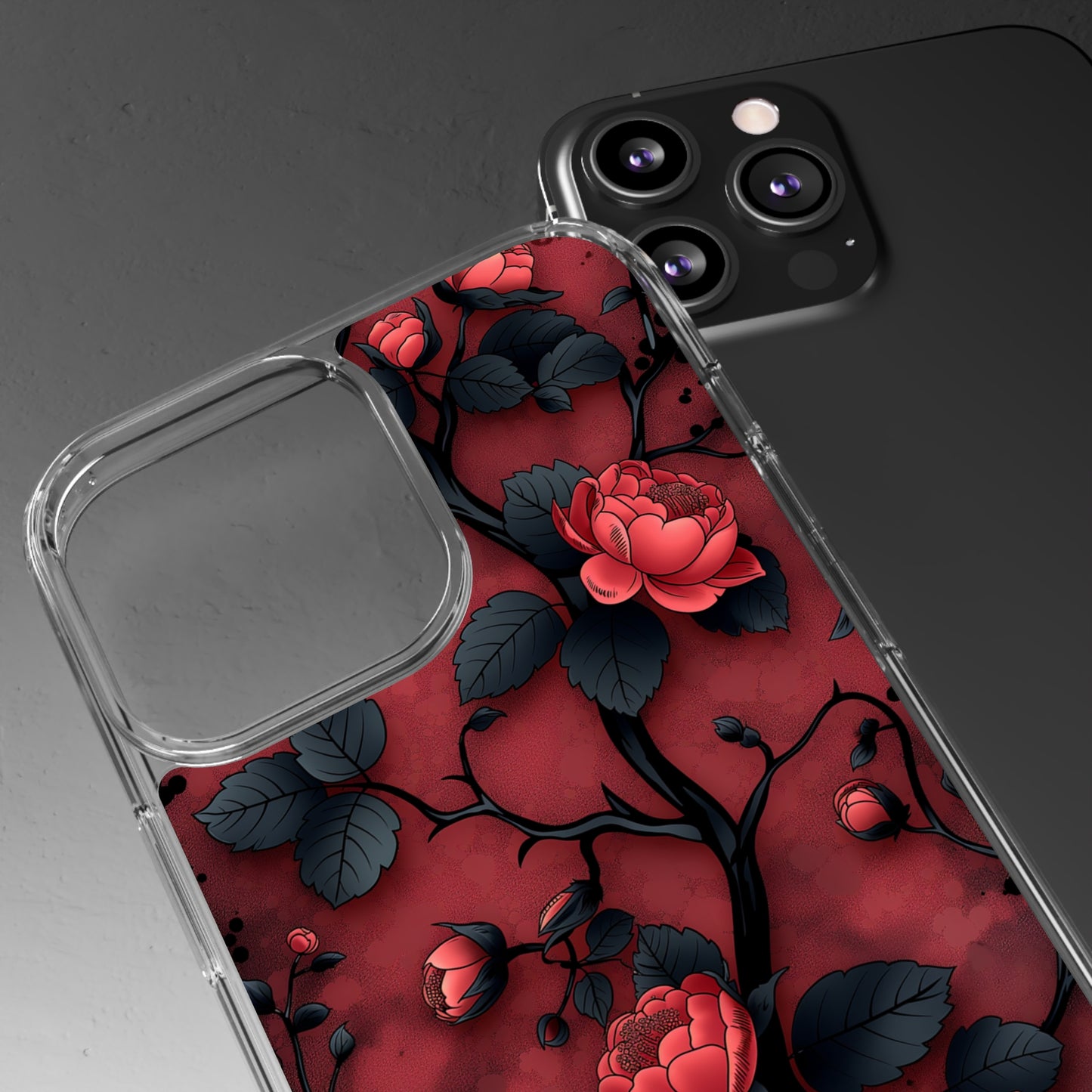 Clear Phone Cases Floral