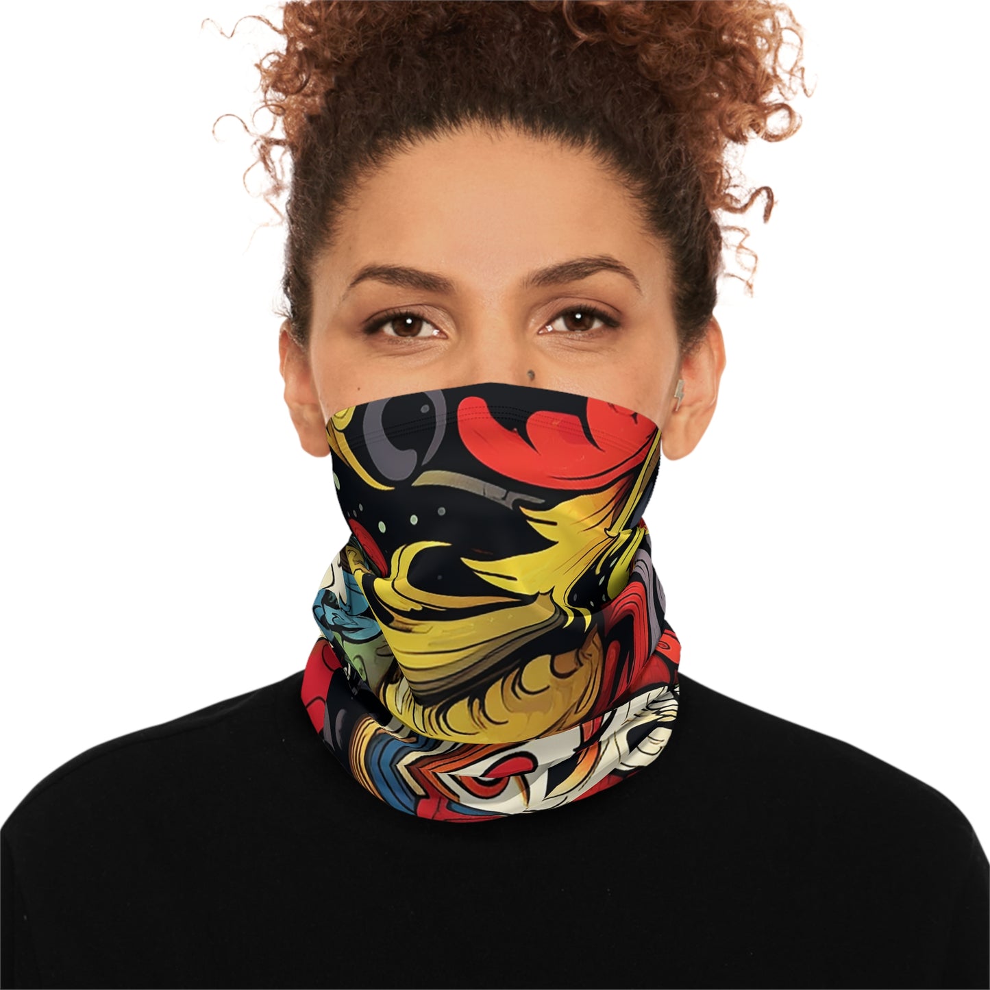 Eternal Fiesta Winter Neck Gaiter With Drawstring
