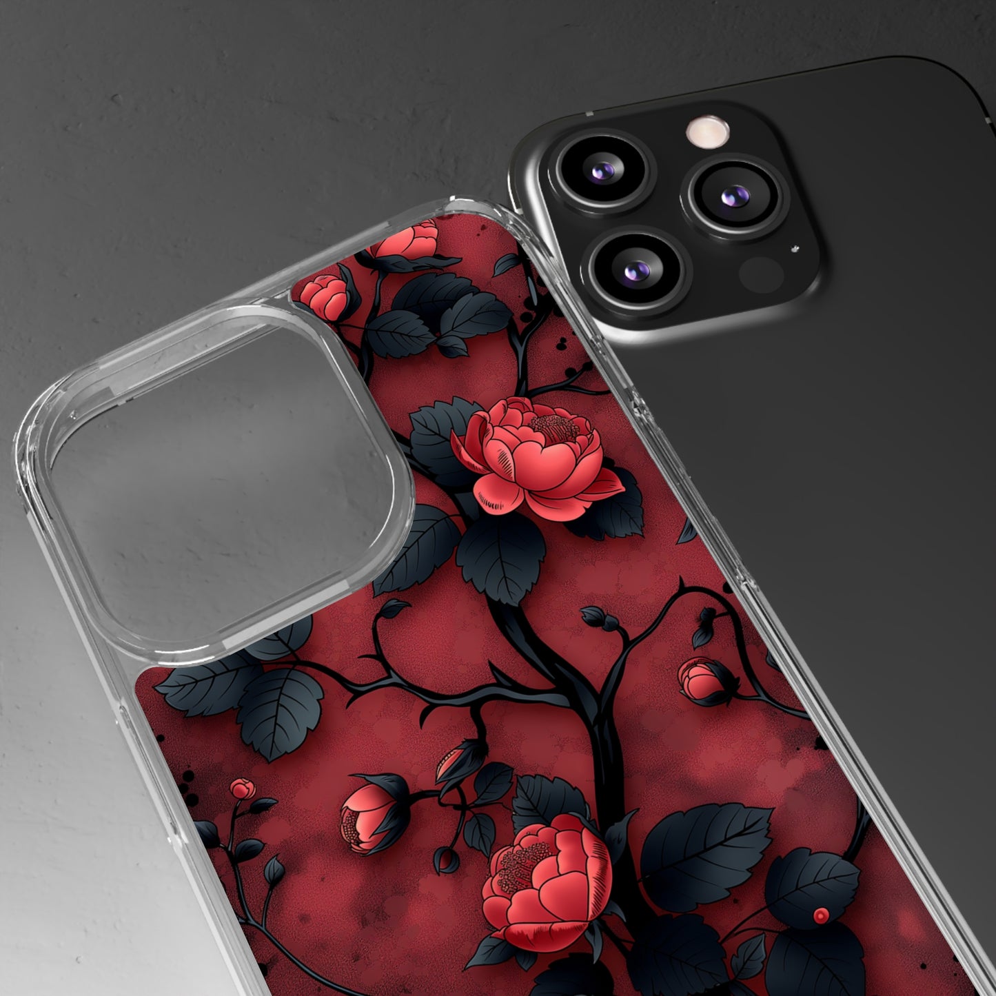 Clear Phone Cases Floral