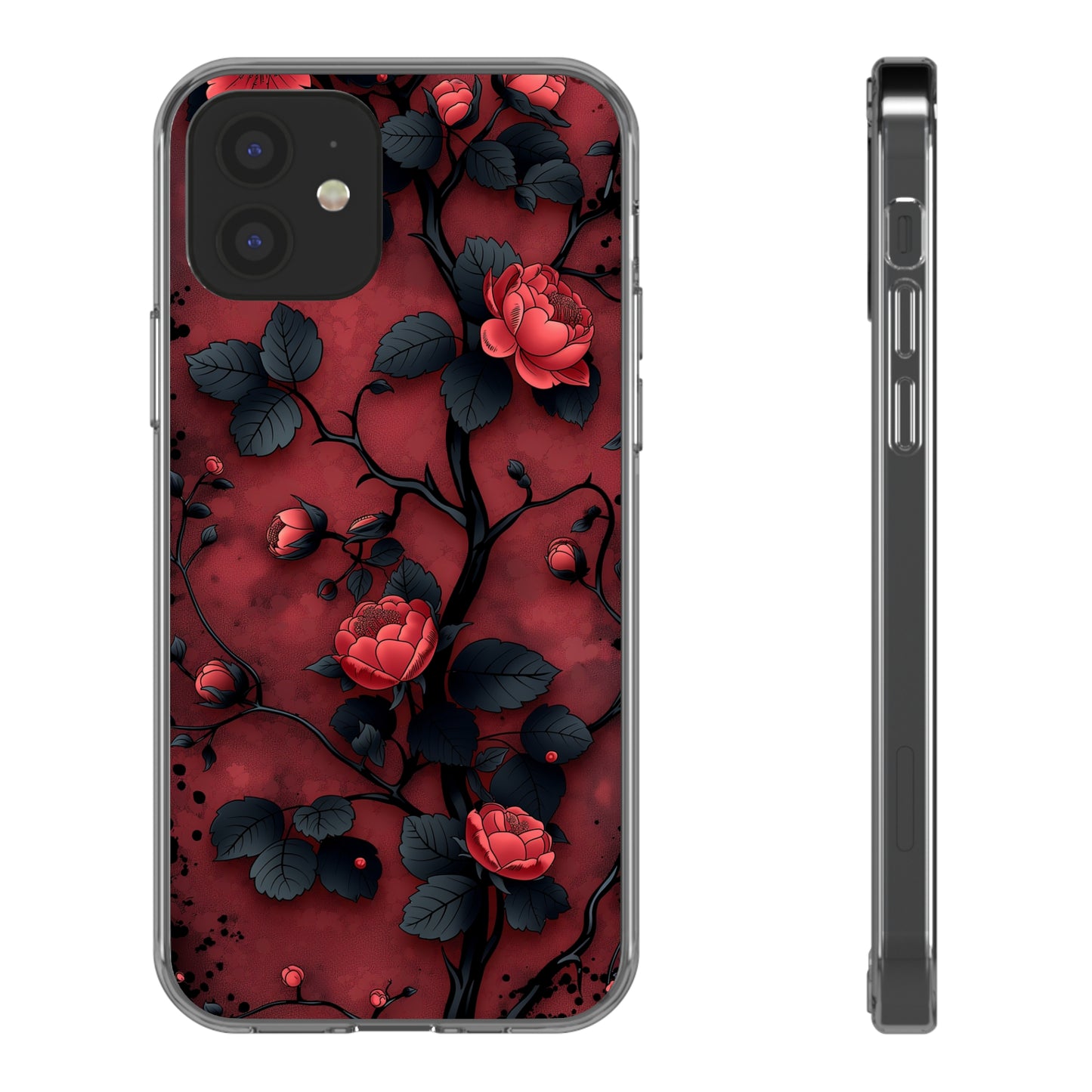 Clear Phone Cases Floral