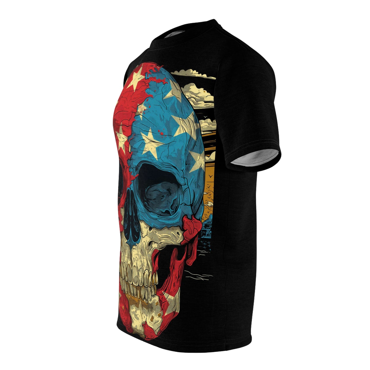 Liberty or Death Skull Graphic Tee