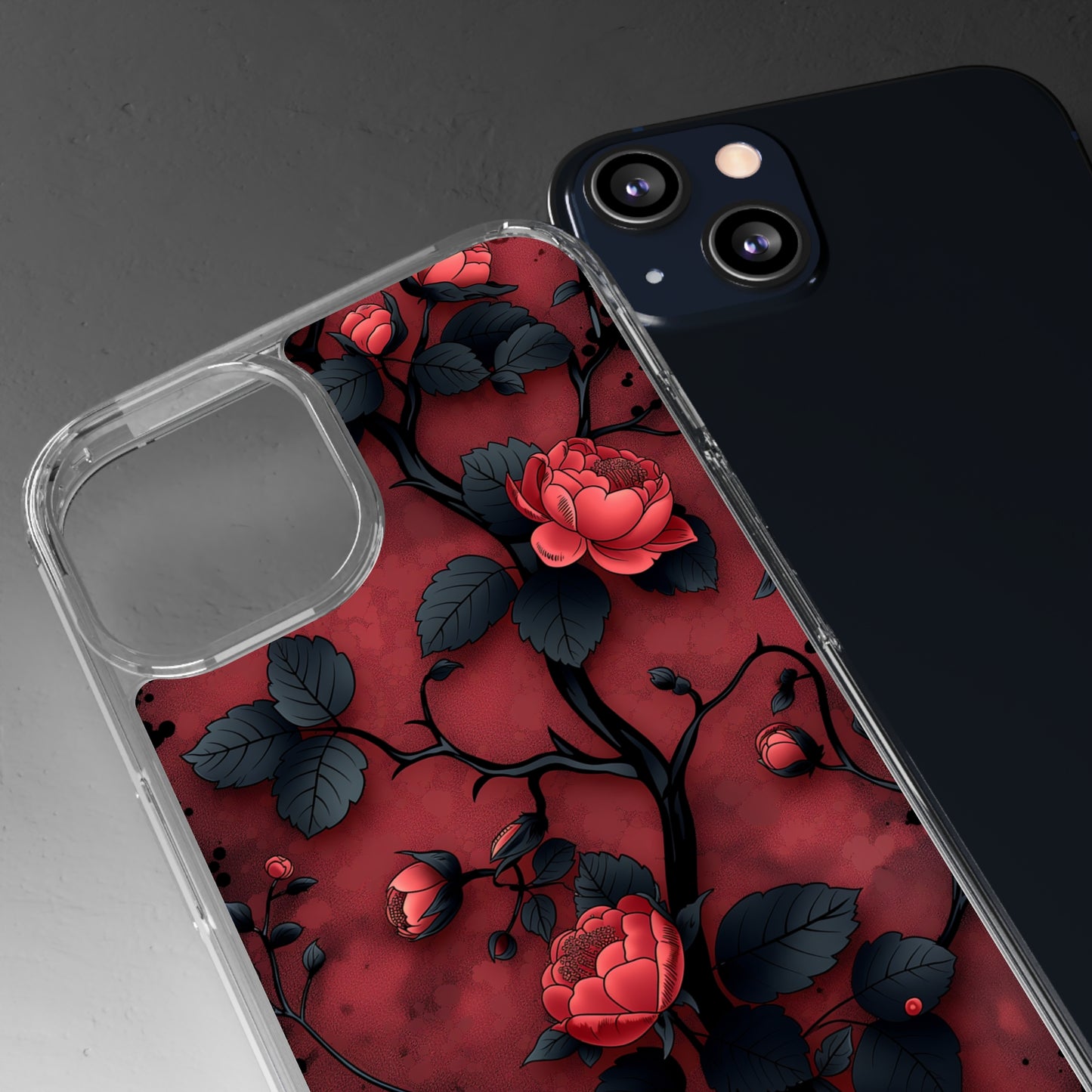 Clear Phone Cases Floral