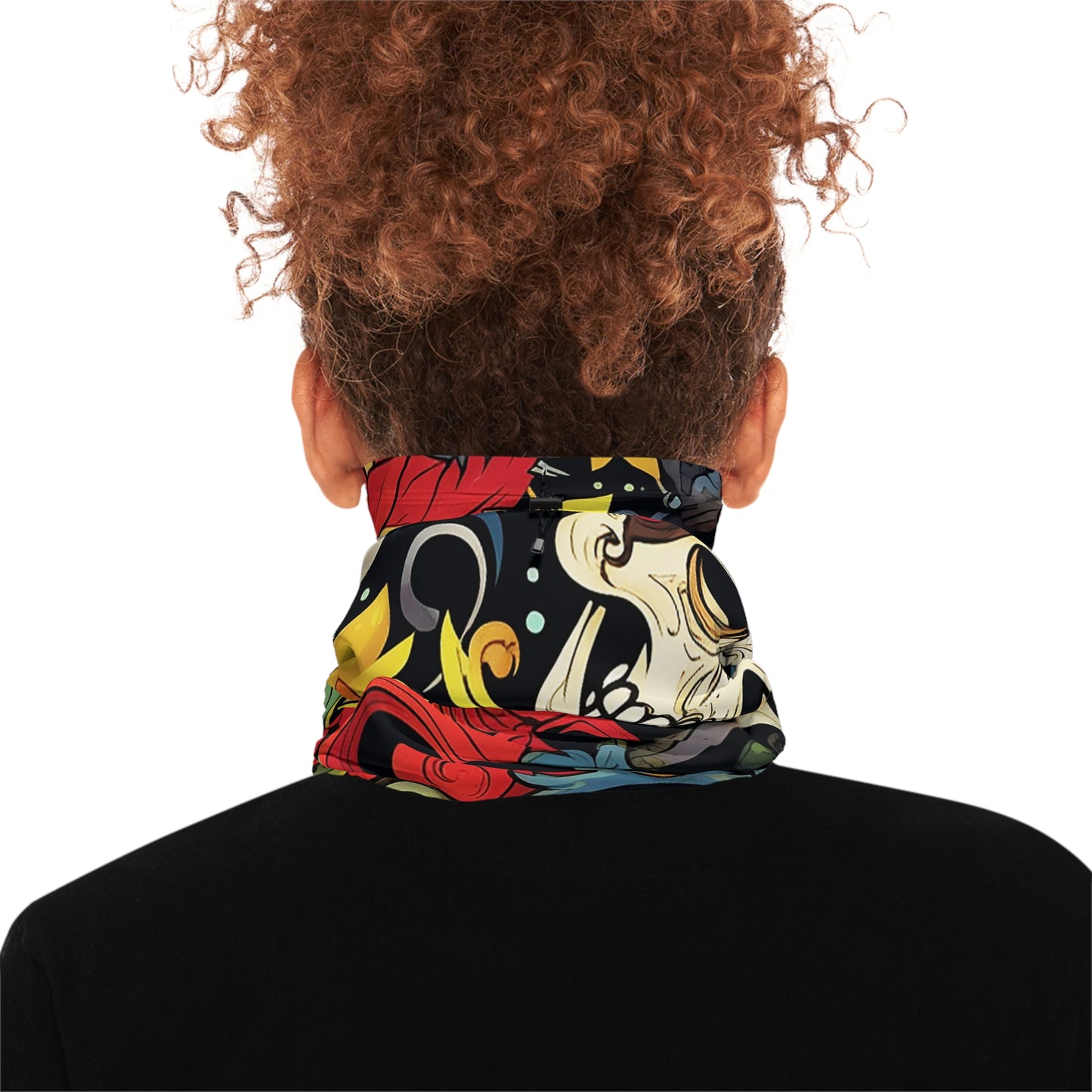 Eternal Fiesta Winter Neck Gaiter With Drawstring
