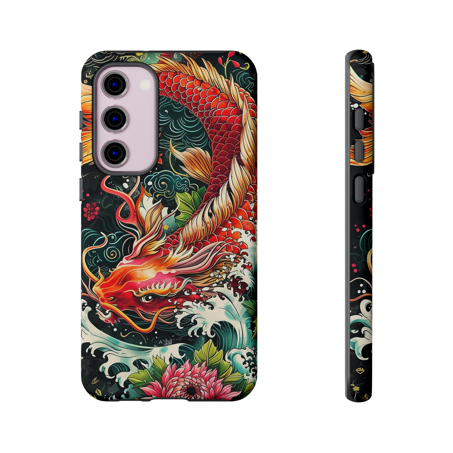 Tough Phone Case Japanese Koi Fish