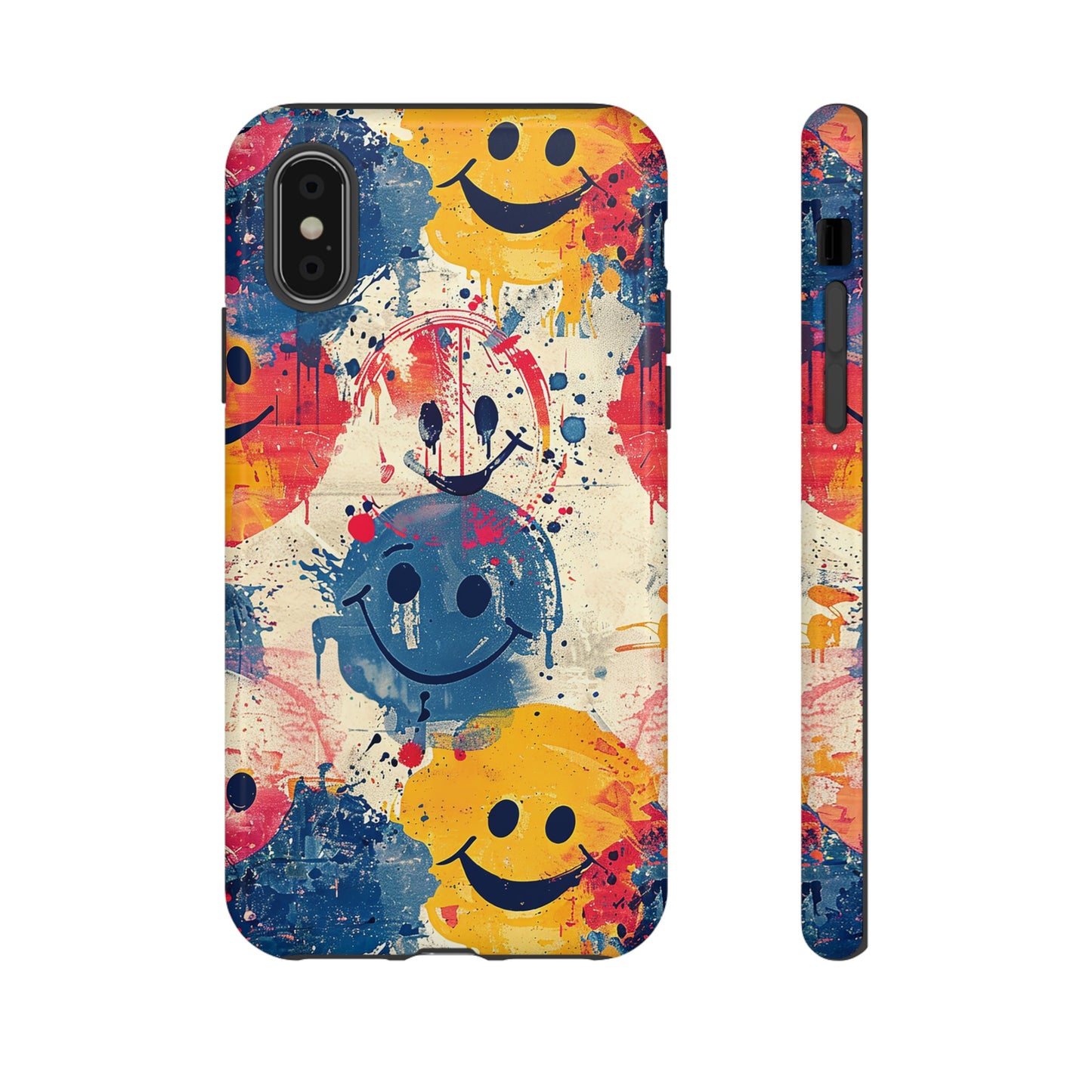 Tough Phone Case Happy Face