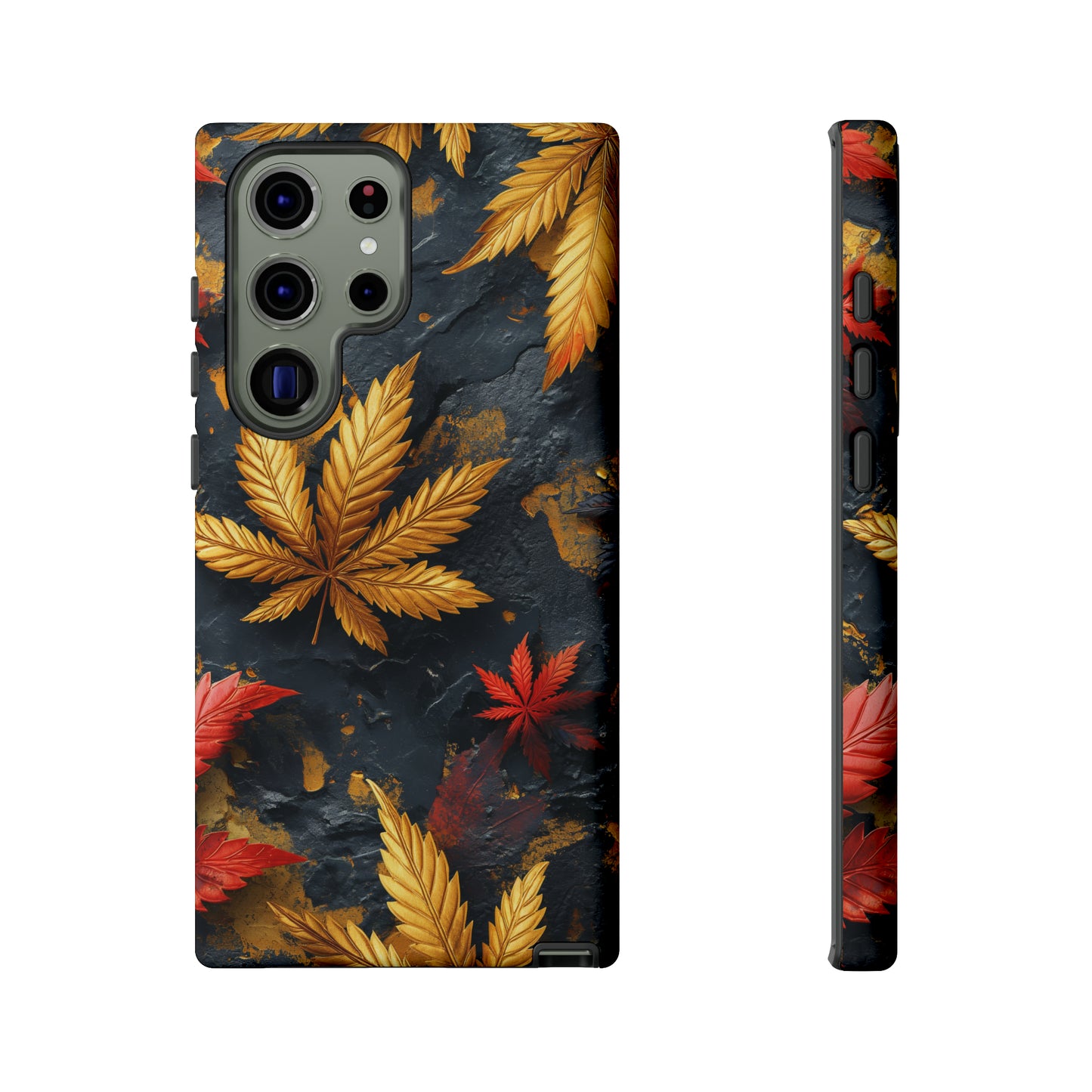 Tough Phone Case Cannabis Gold