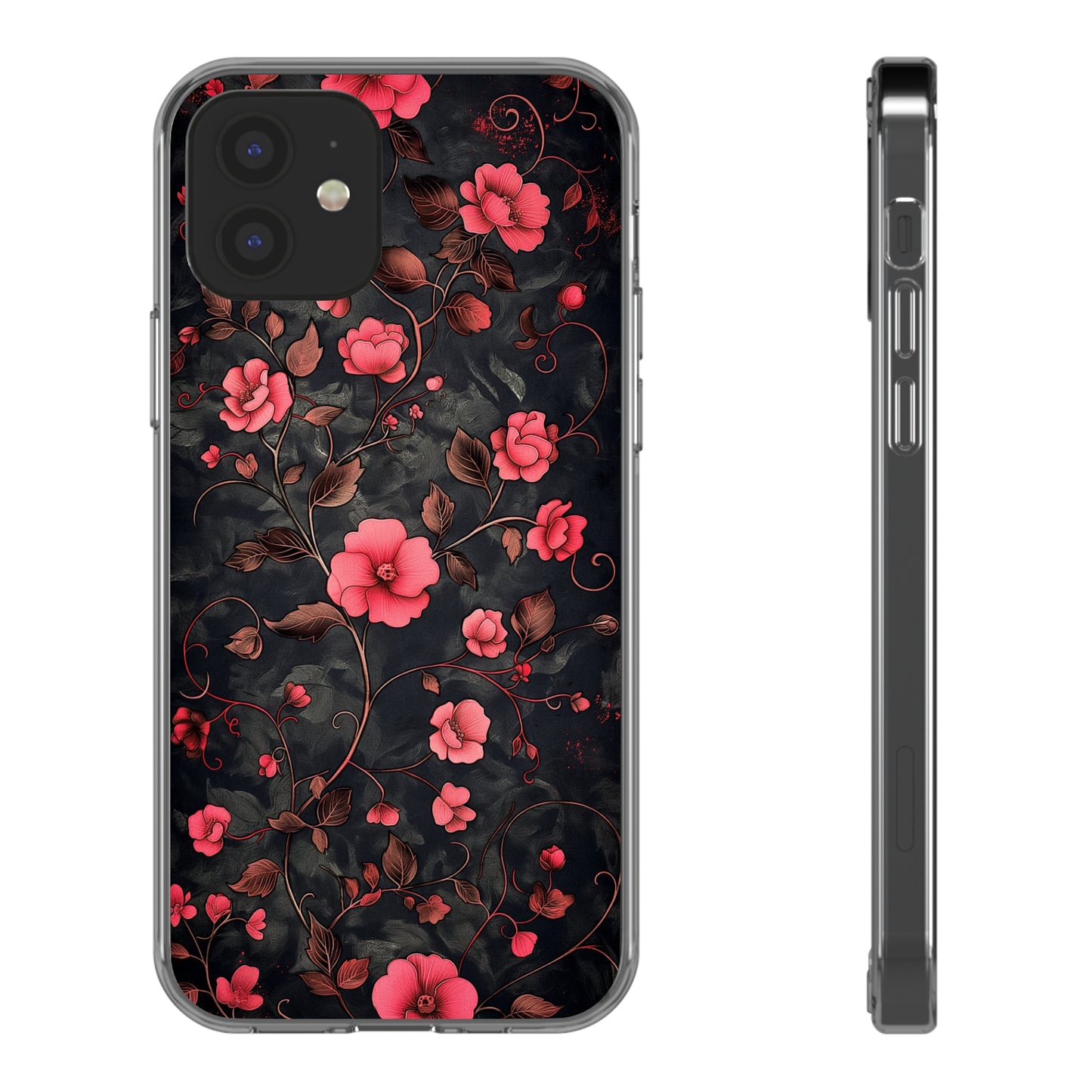 Clear Phone Cases Floral Art