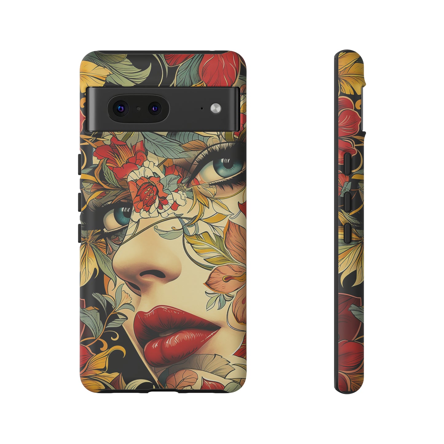 Tough Phone Case Lady Red