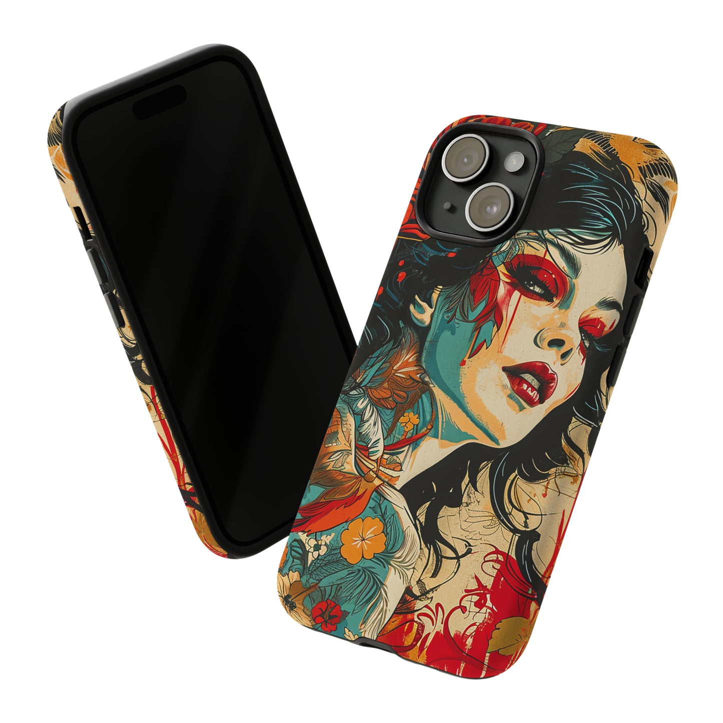 Tough Phone Case Lady 01