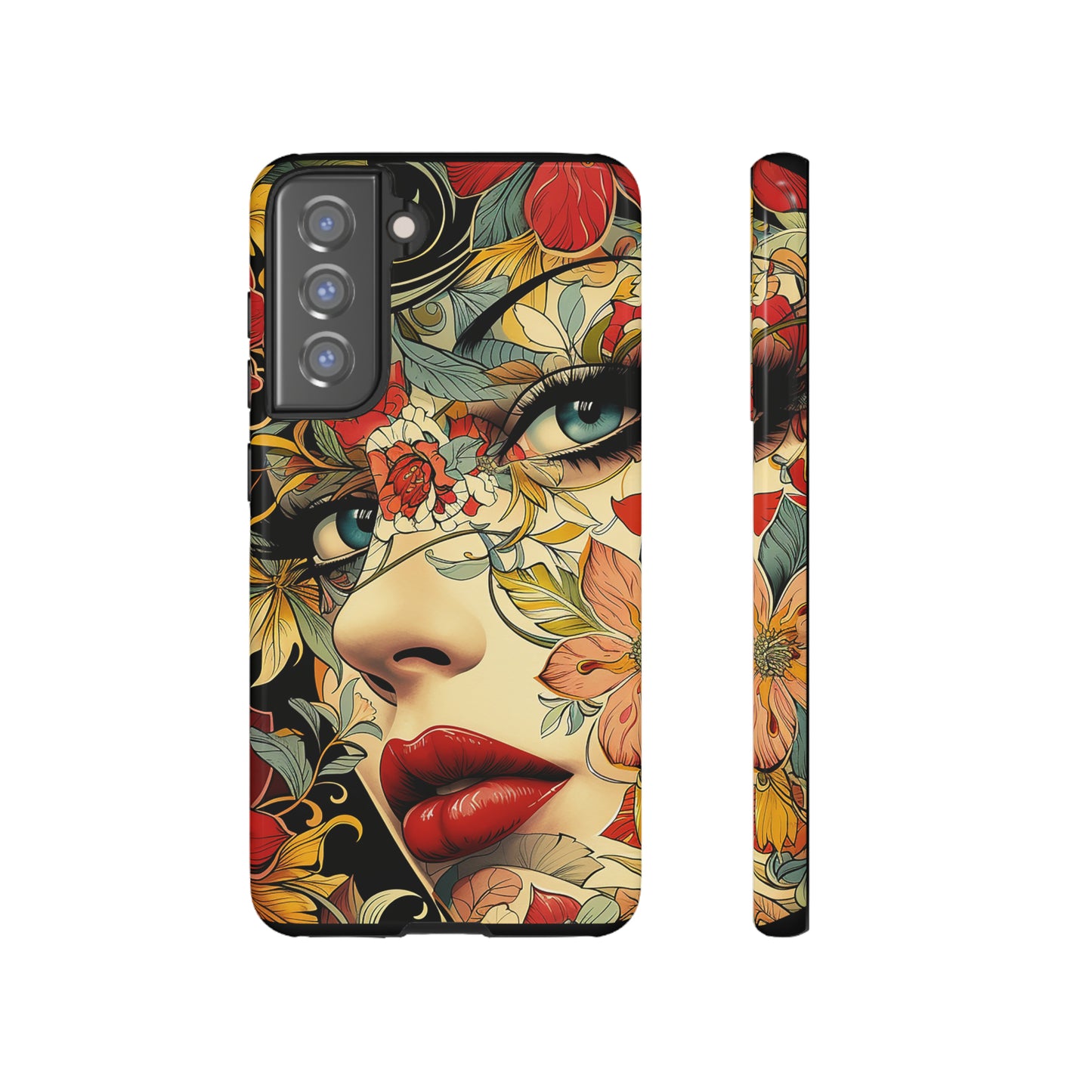 Tough Phone Case Lady Red