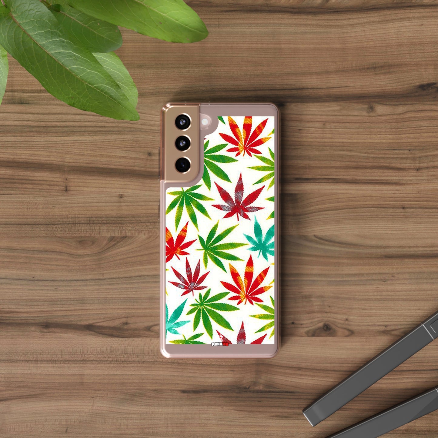 Clear Phone Cases Graphic Cannabis