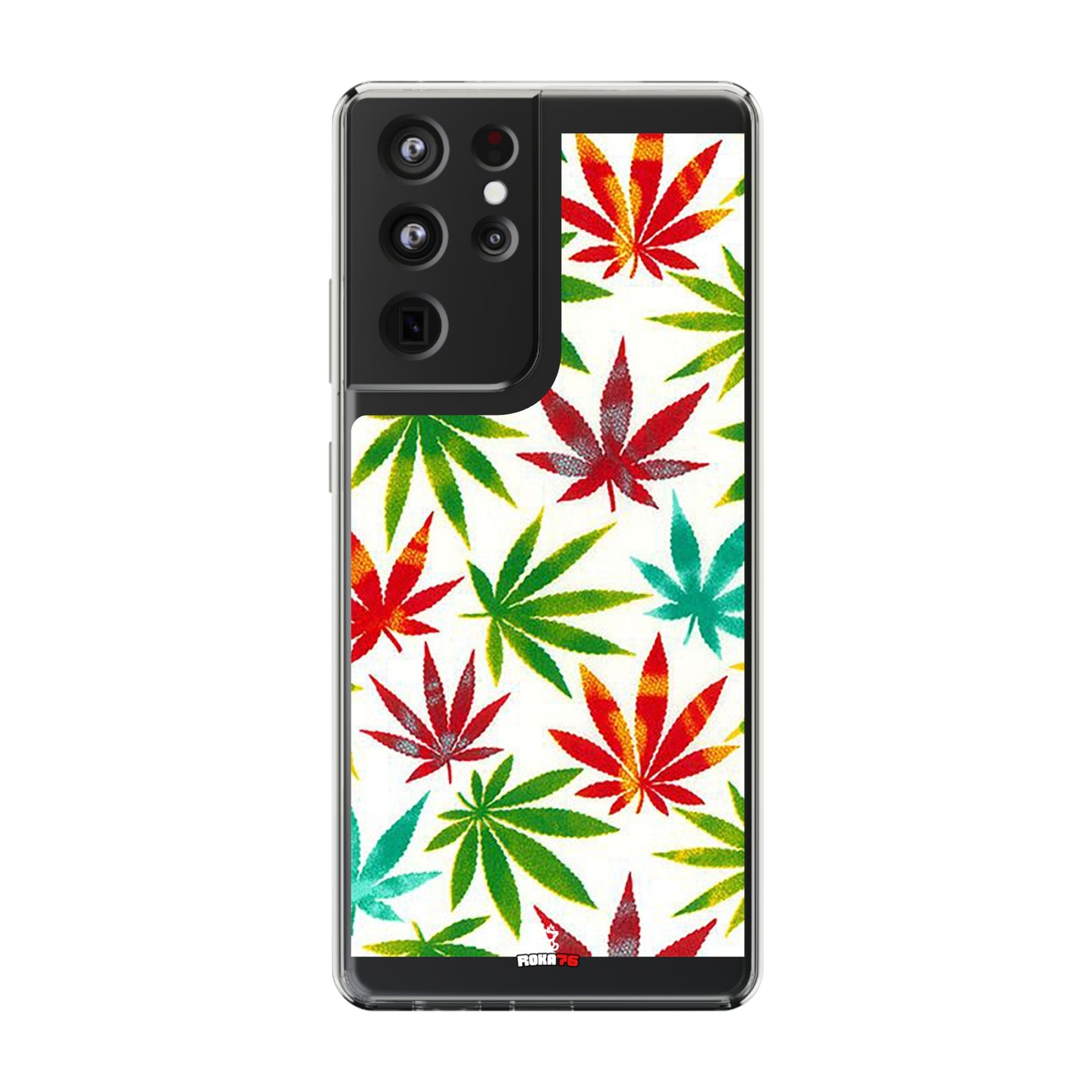 Clear Phone Cases Graphic Cannabis