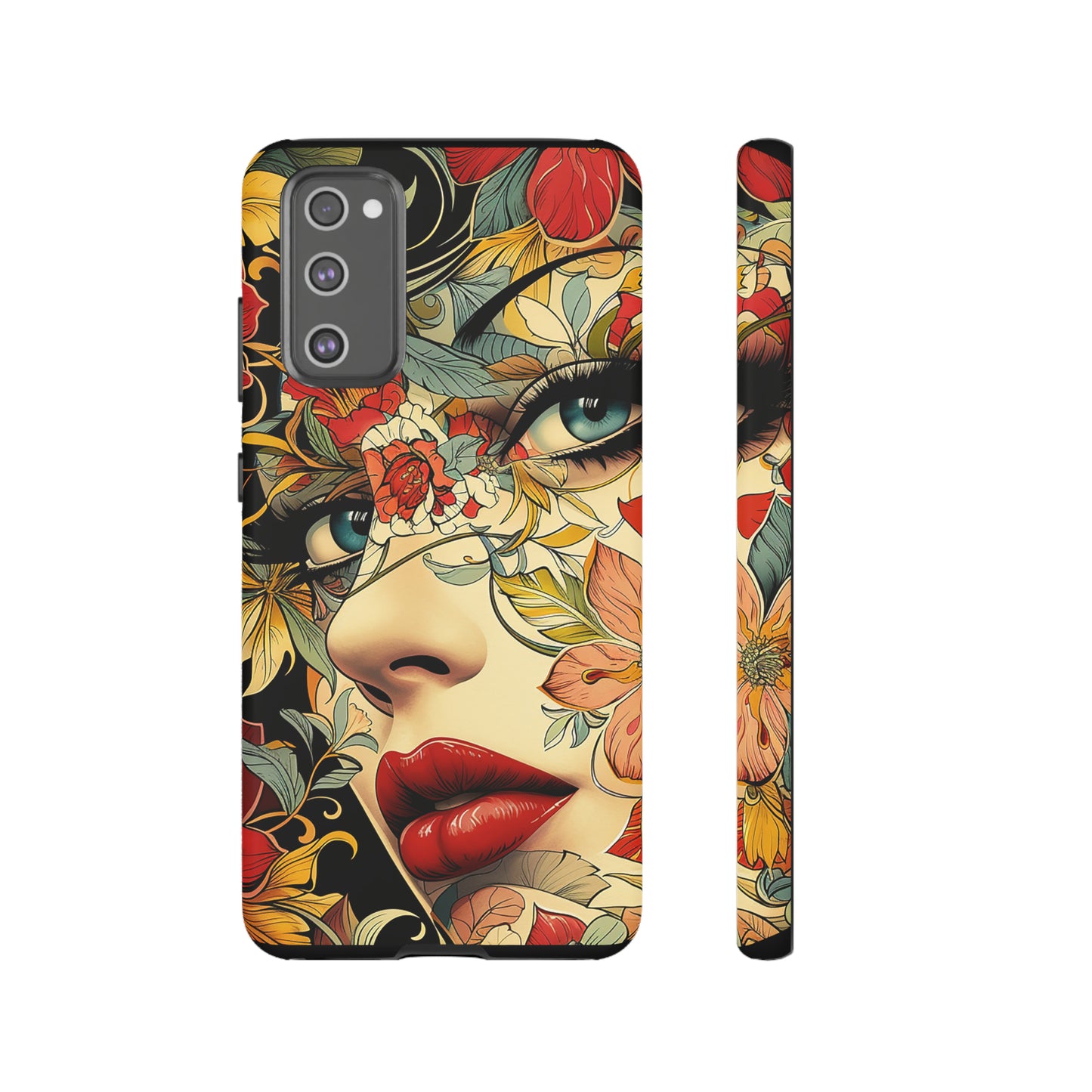 Tough Phone Case Lady Red