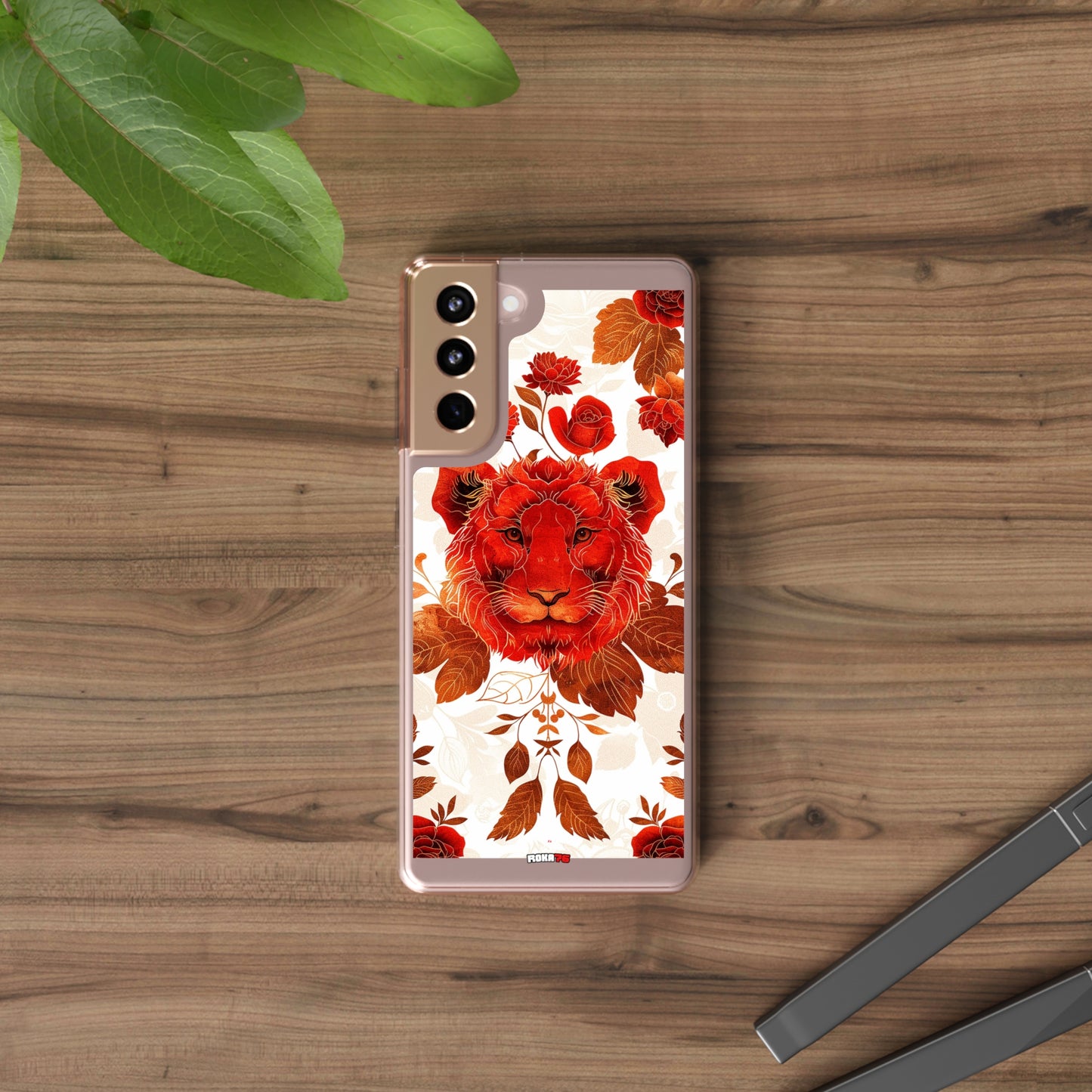 Clear Phone Cases Red Lion