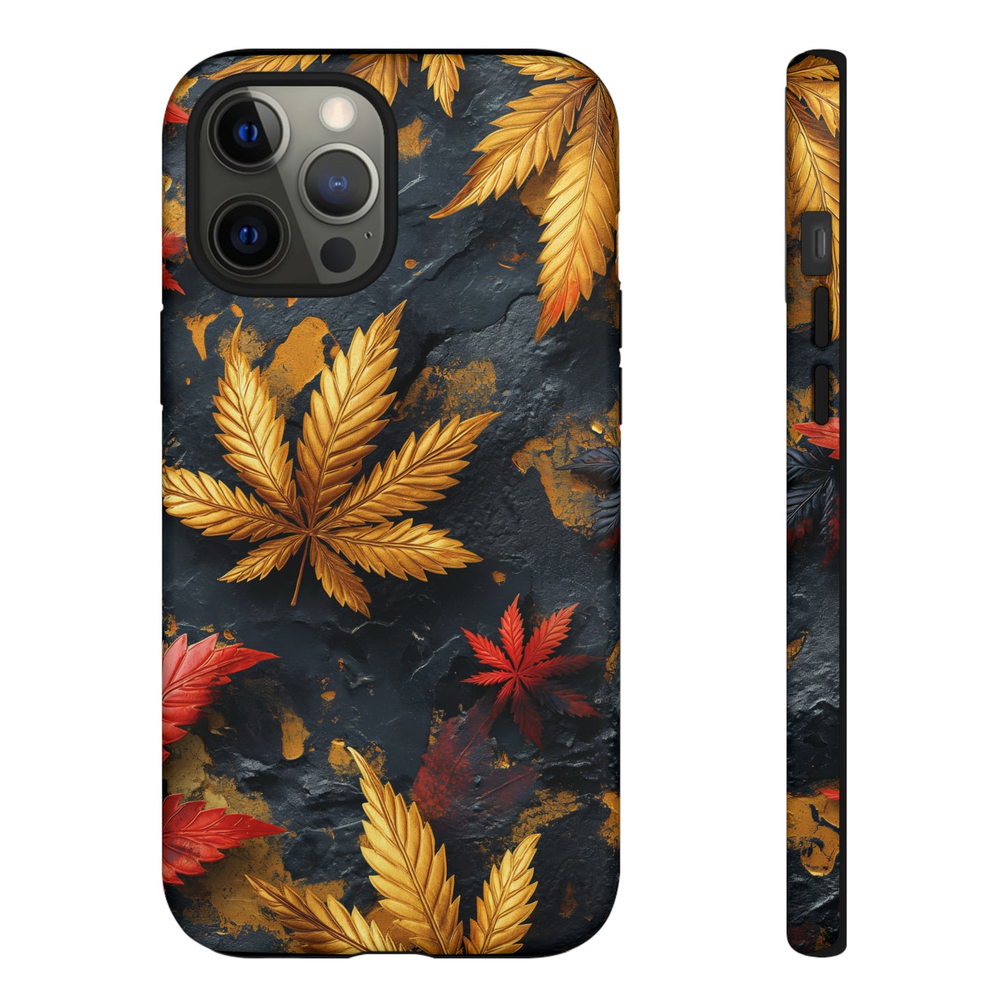 Tough Phone Case Cannabis Gold