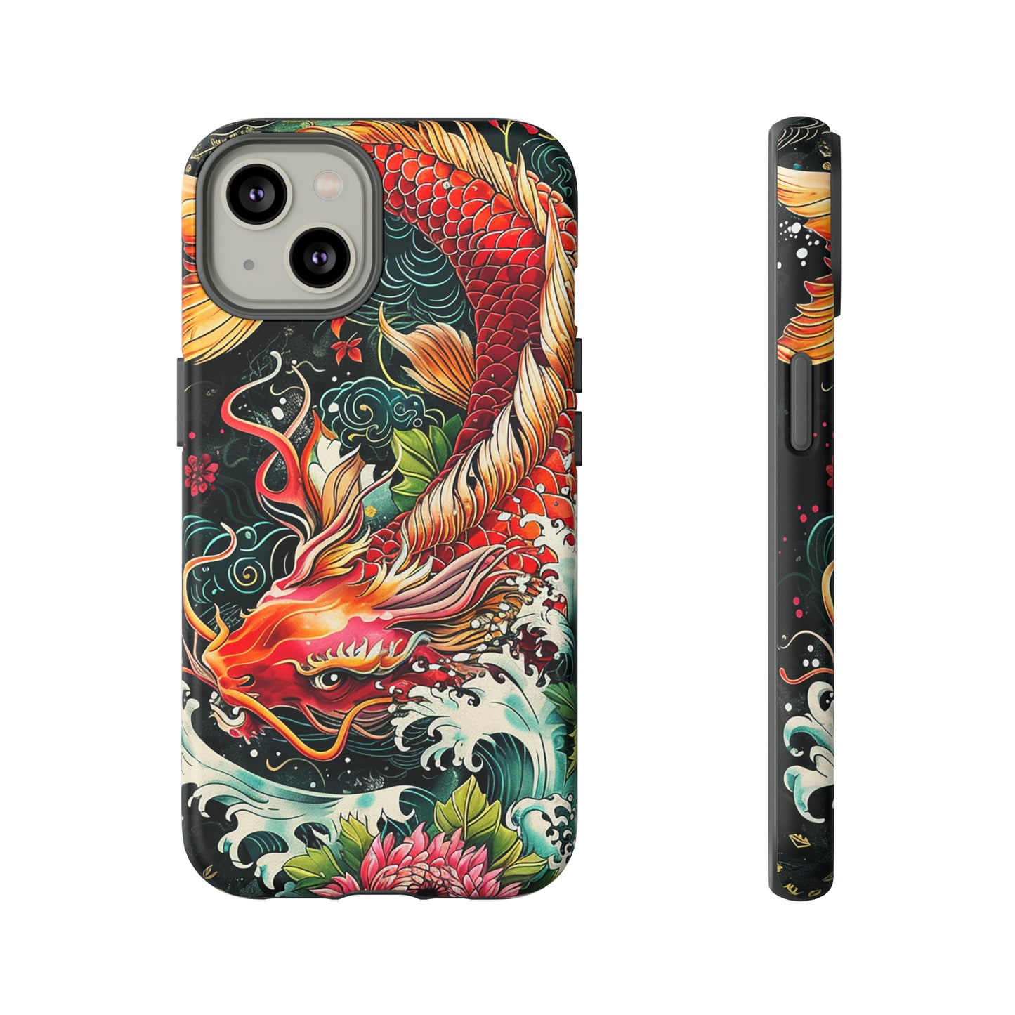 Tough Phone Case Japanese Koi Fish