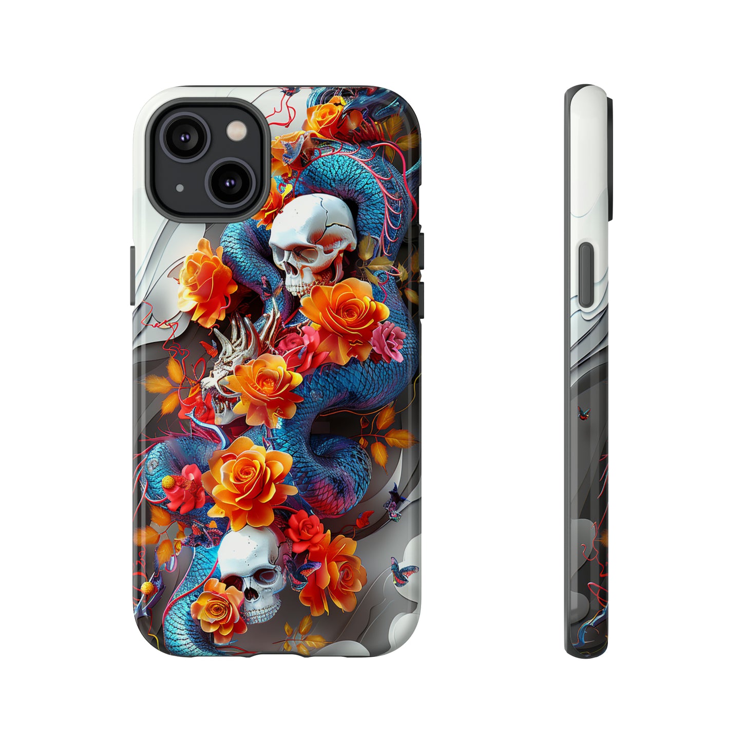 Tough Phone Case Skull 02