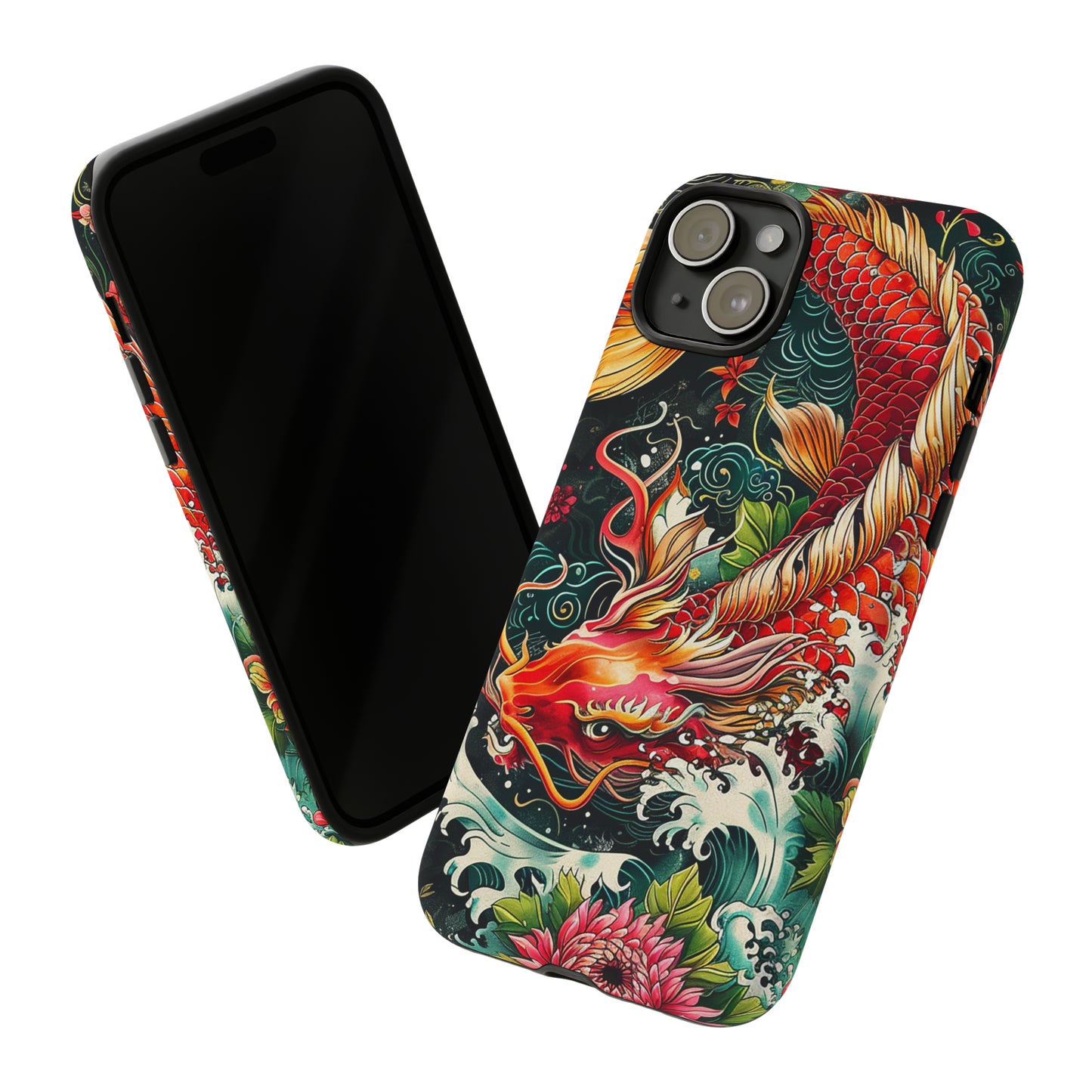 Tough Phone Case Japanese Koi Fish