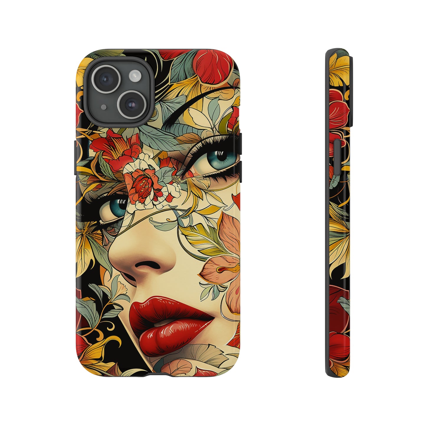 Tough Phone Case Lady Red