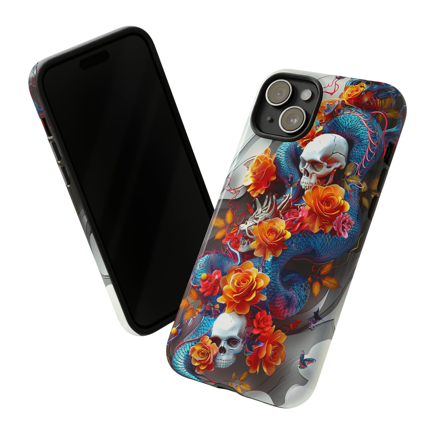 Tough Phone Case Skull 02