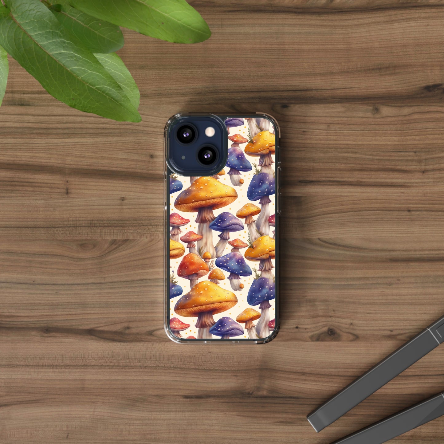 Clear Phone Cases Mushrooms