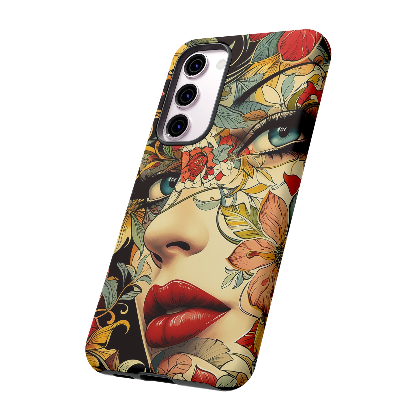 Tough Phone Case Lady Red