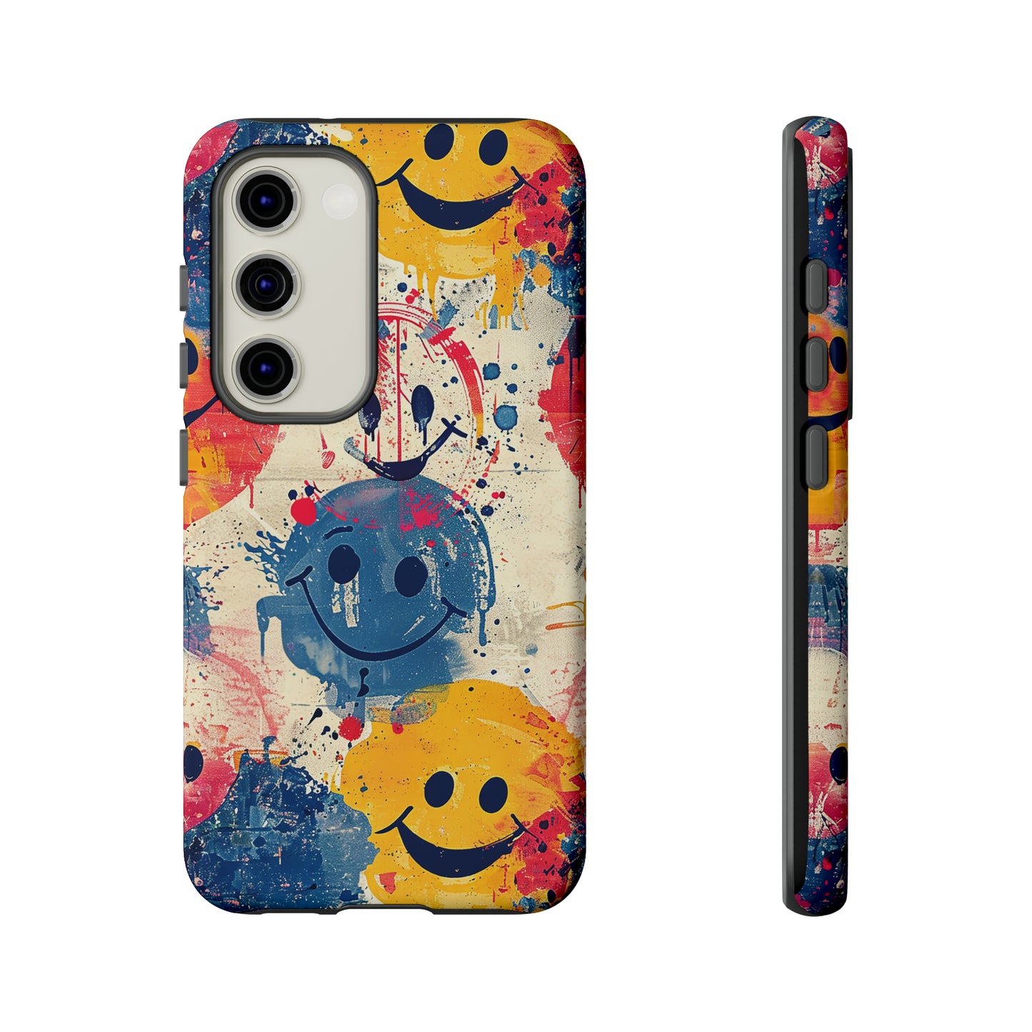 Tough Phone Case Happy Face