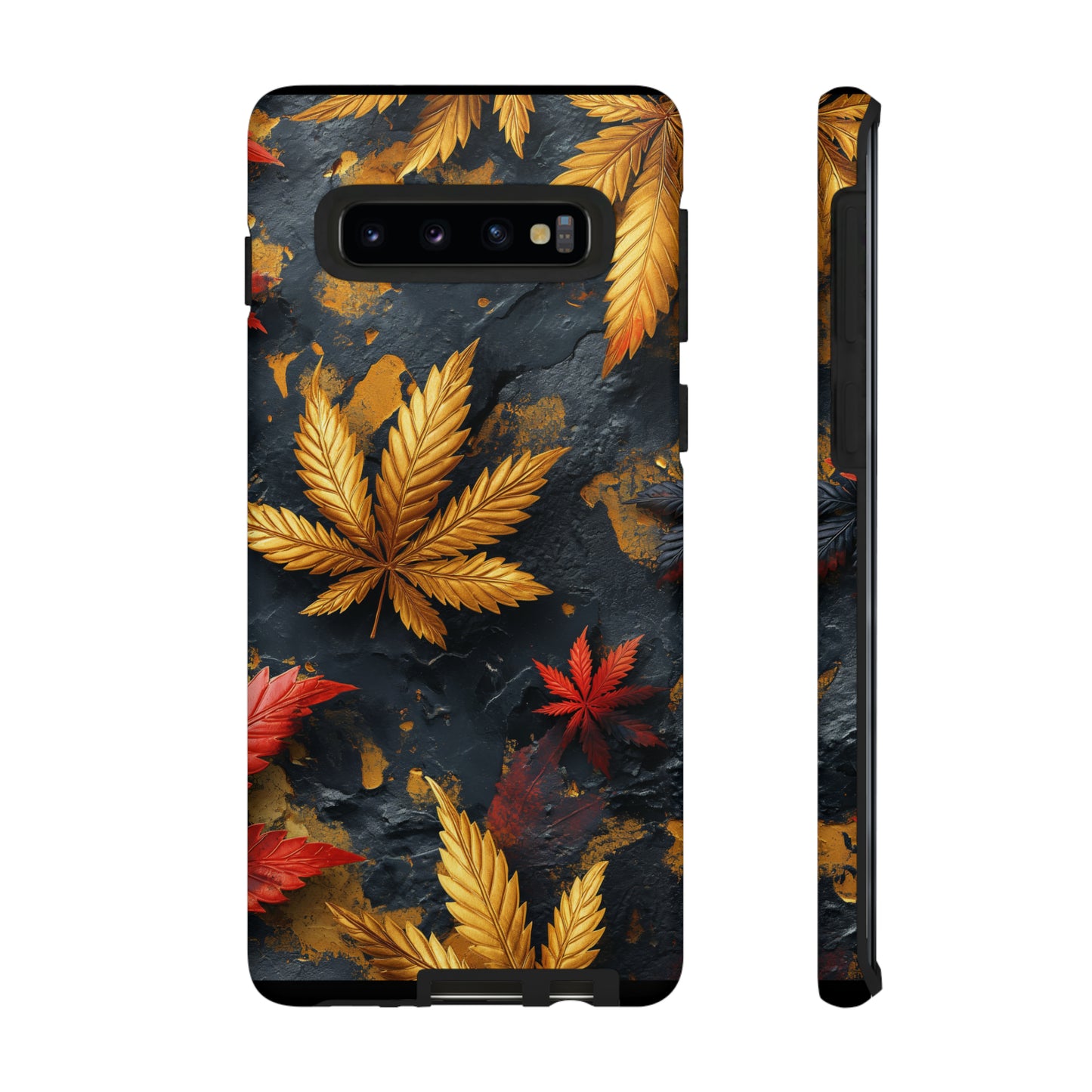 Tough Phone Case Cannabis Gold