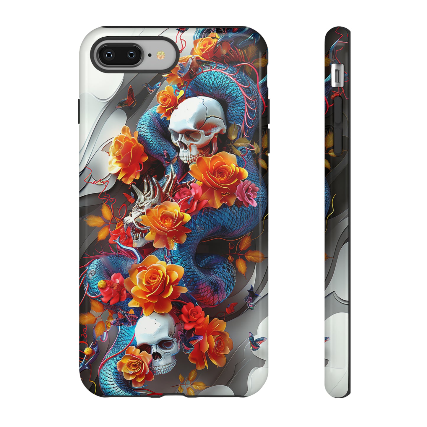 Tough Phone Case Skull 02