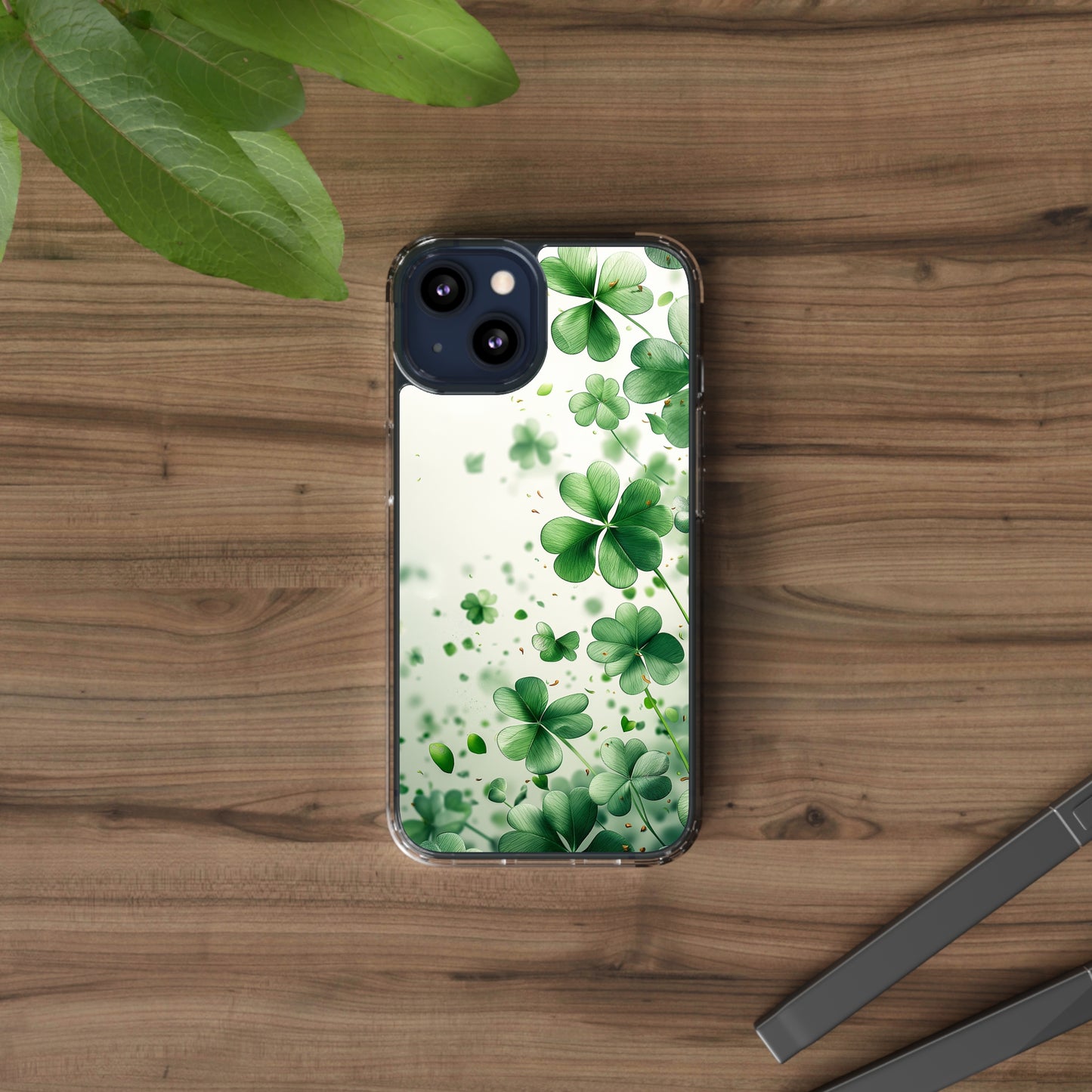 Clear Phone Cases Shamrock