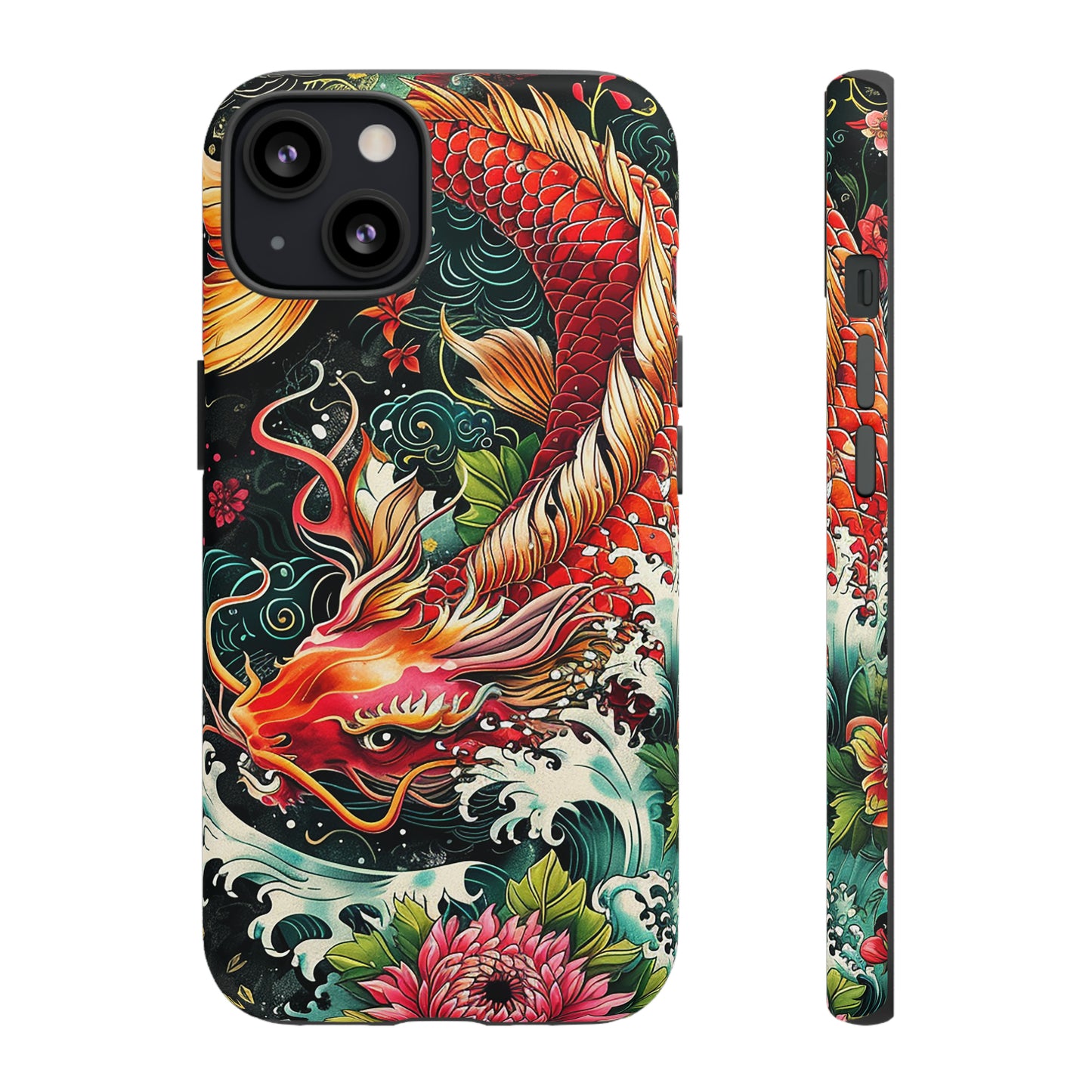 Tough Phone Case Japanese Koi Fish