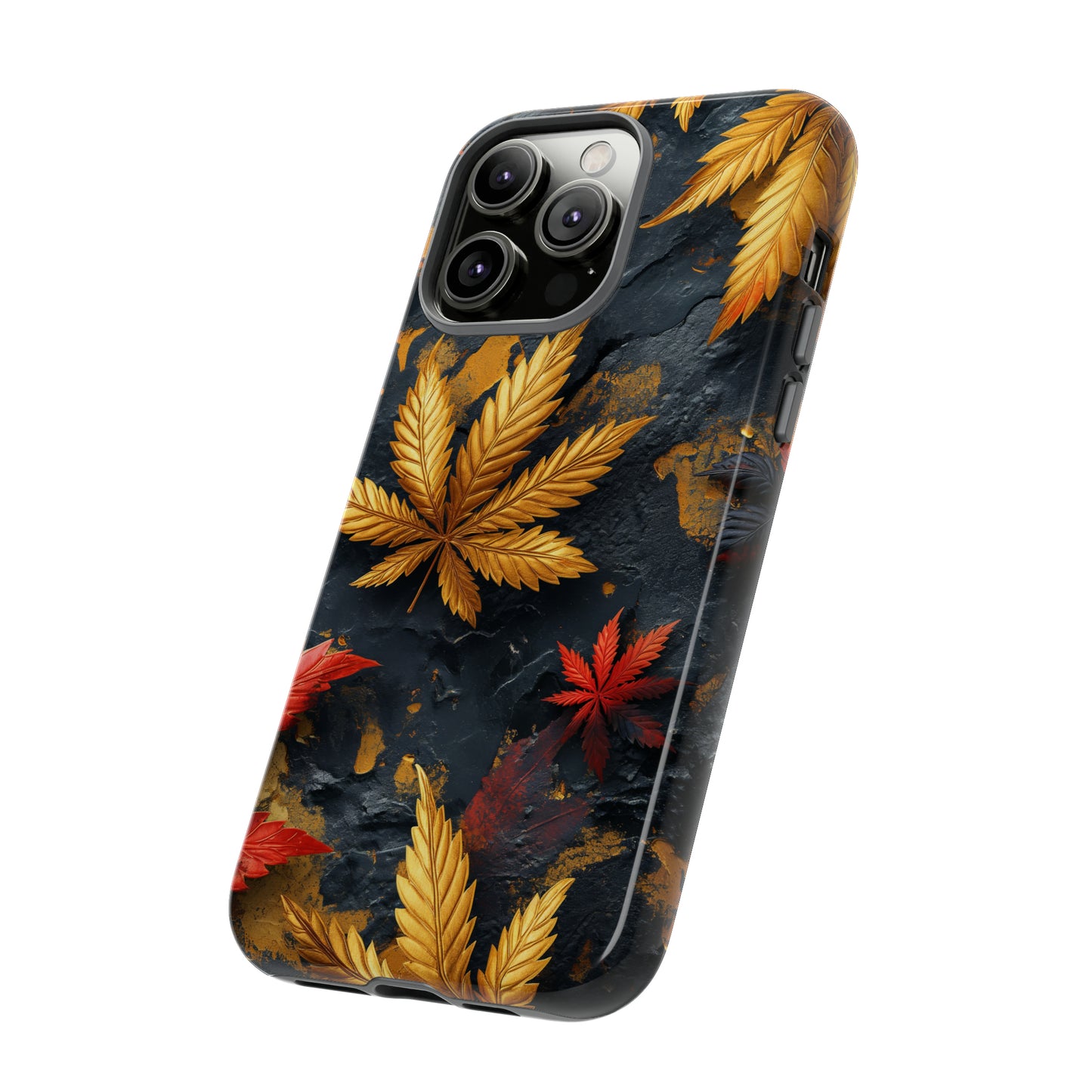 Tough Phone Case Cannabis Gold