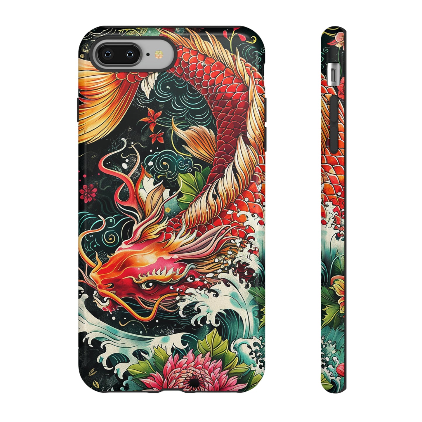 Tough Phone Case Japanese Koi Fish