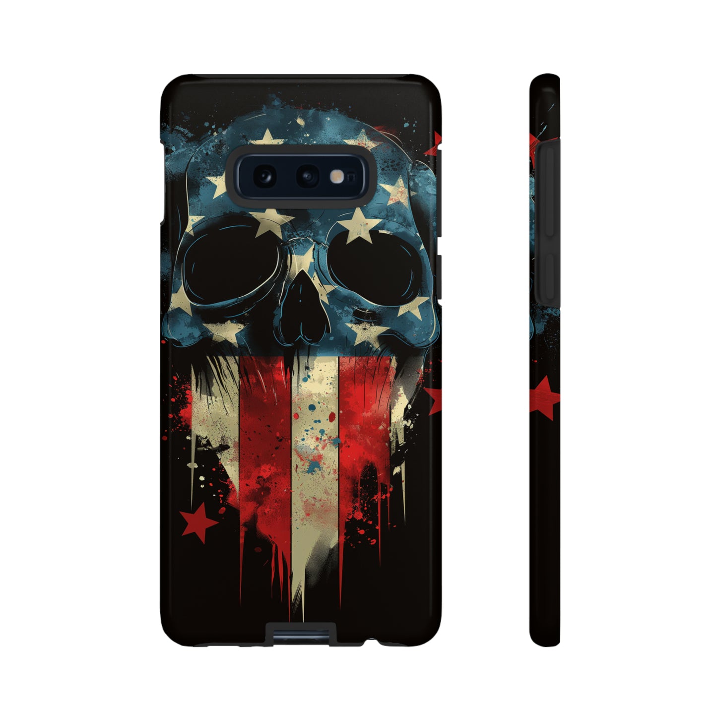 Tough Phone Cases Skull and Flag