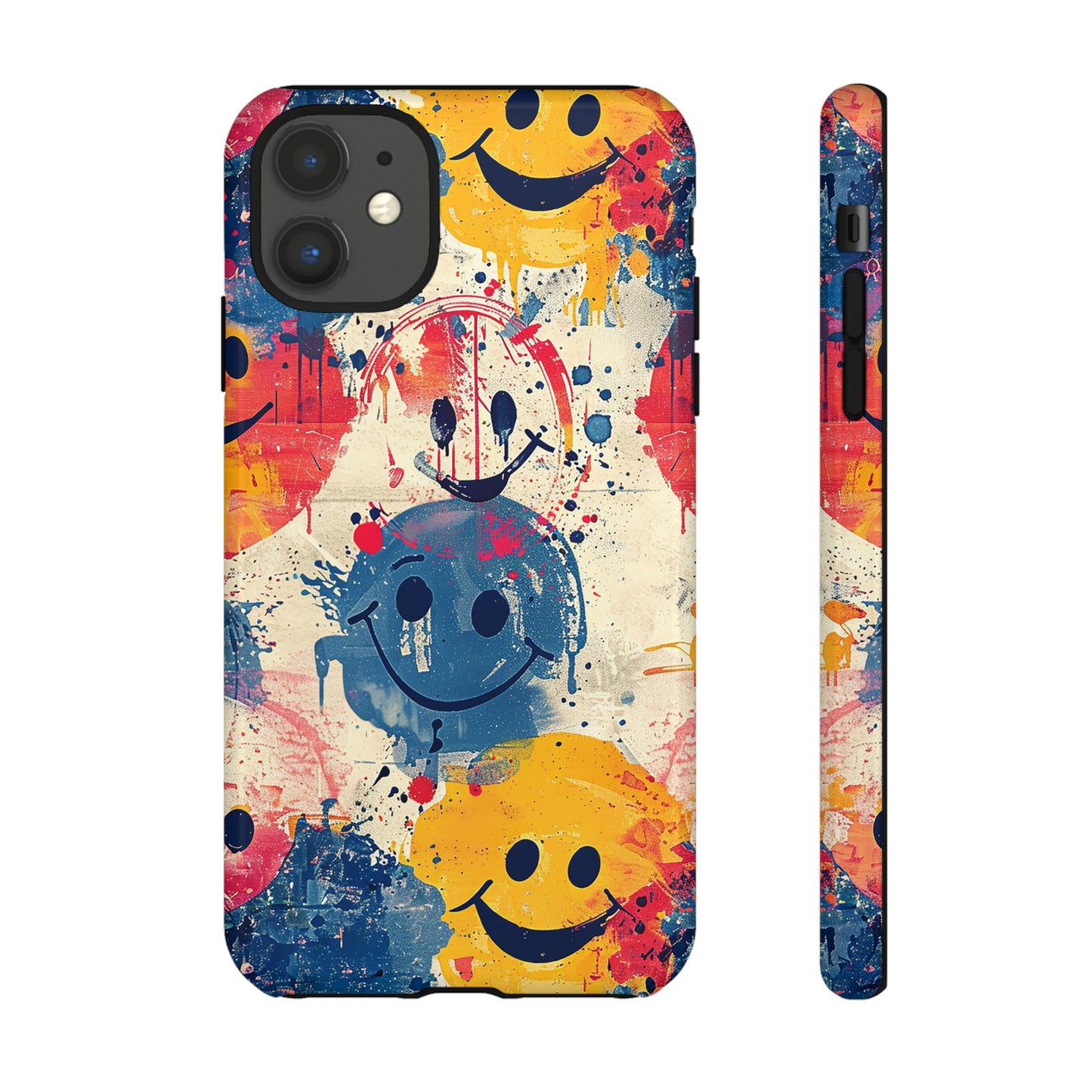 Tough Phone Case Happy Face