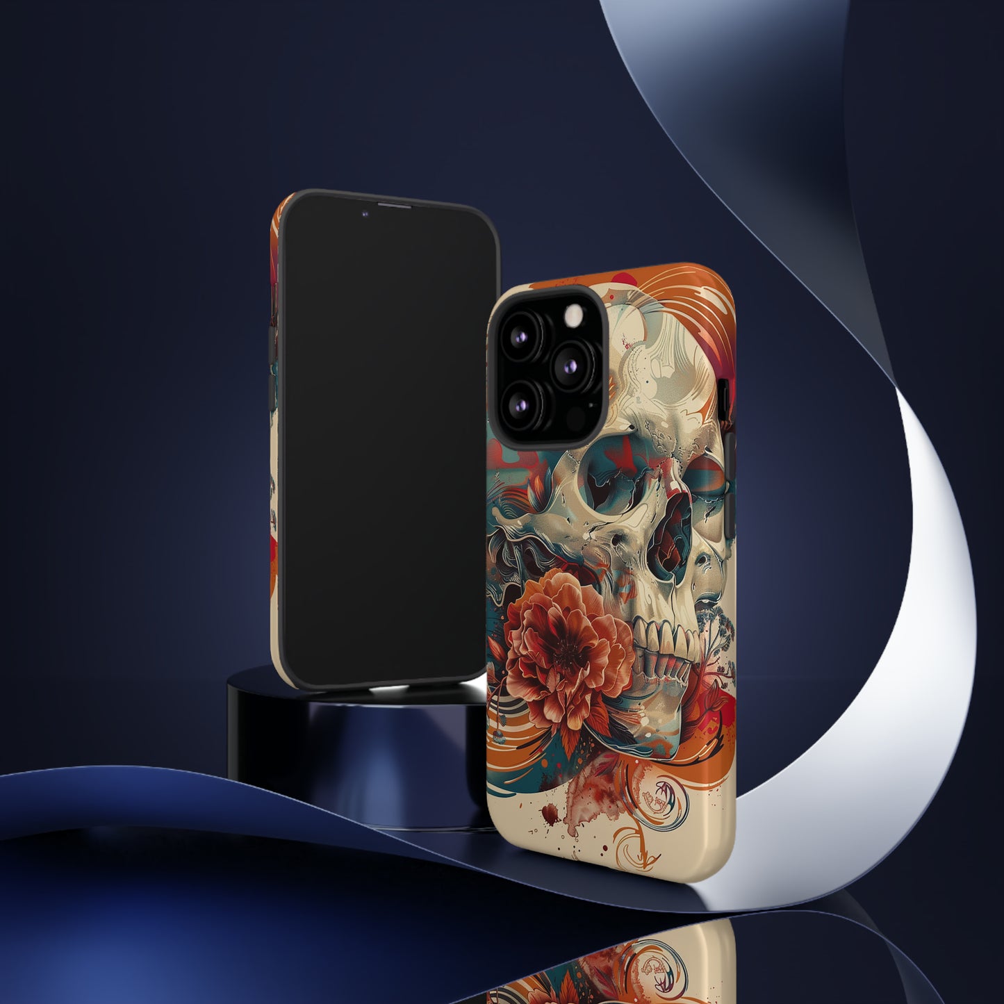 Tough Phone Case Skull 04