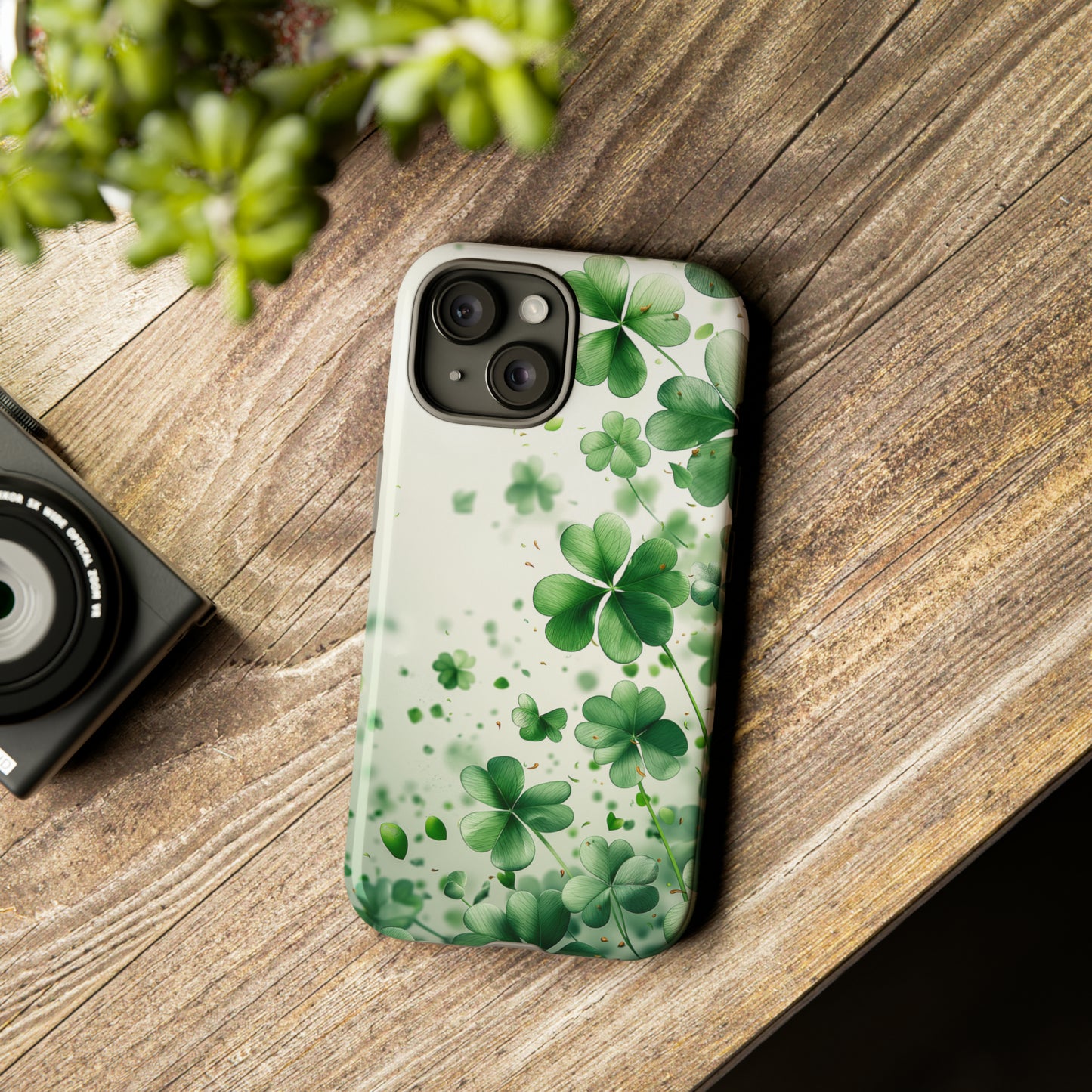 Tough Phone Case Four Leaf Clover