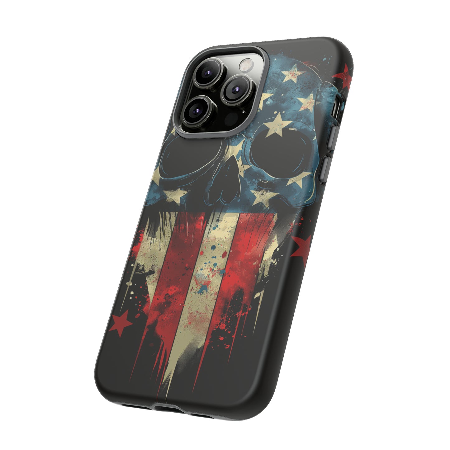 Tough Phone Cases Skull and Flag