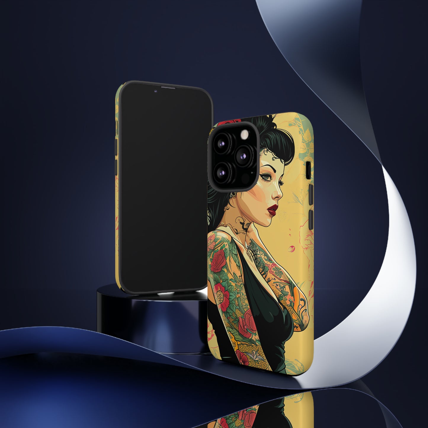 Tough Phone Case Lady 06