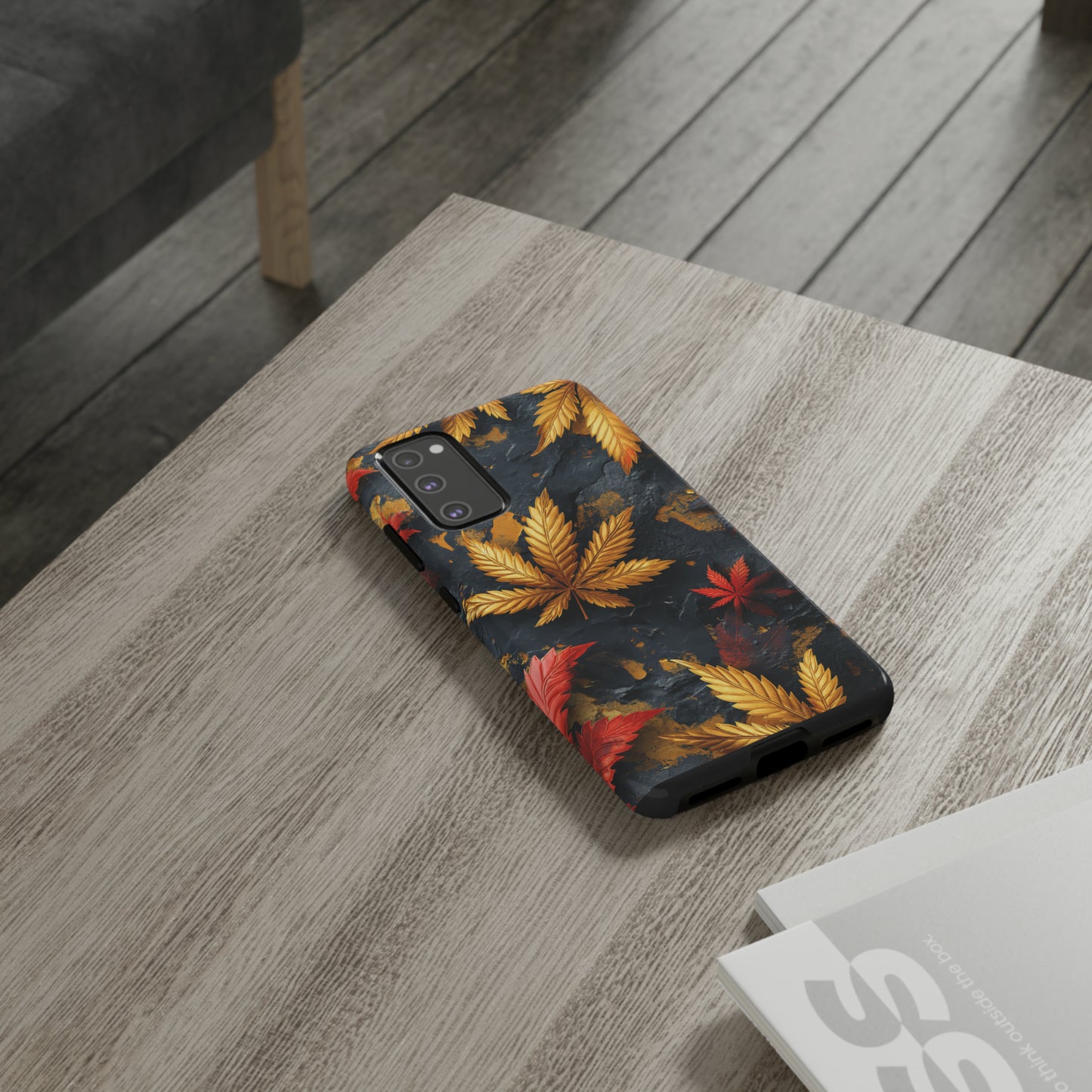 Tough Phone Case Cannabis Gold