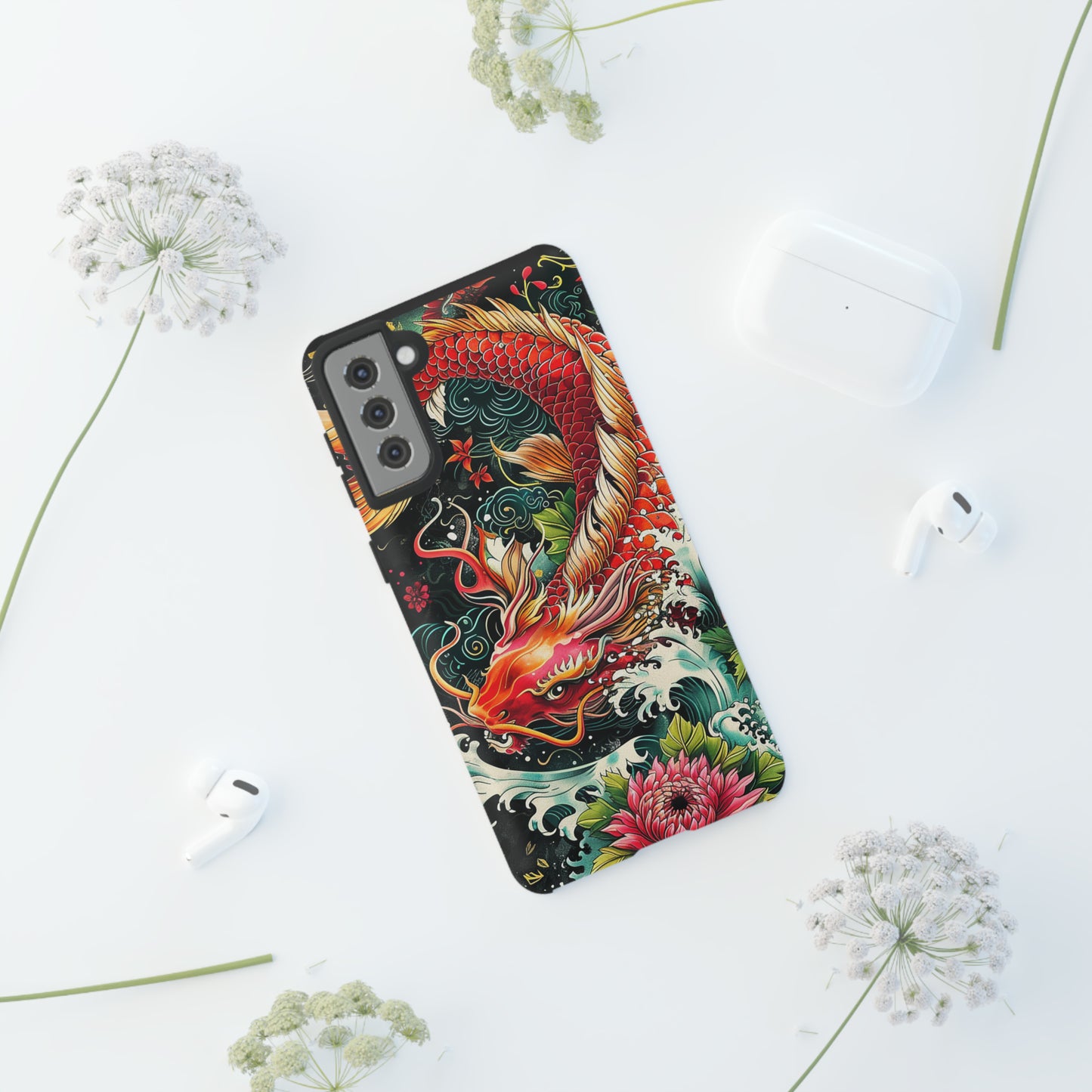 Tough Phone Case Japanese Koi Fish