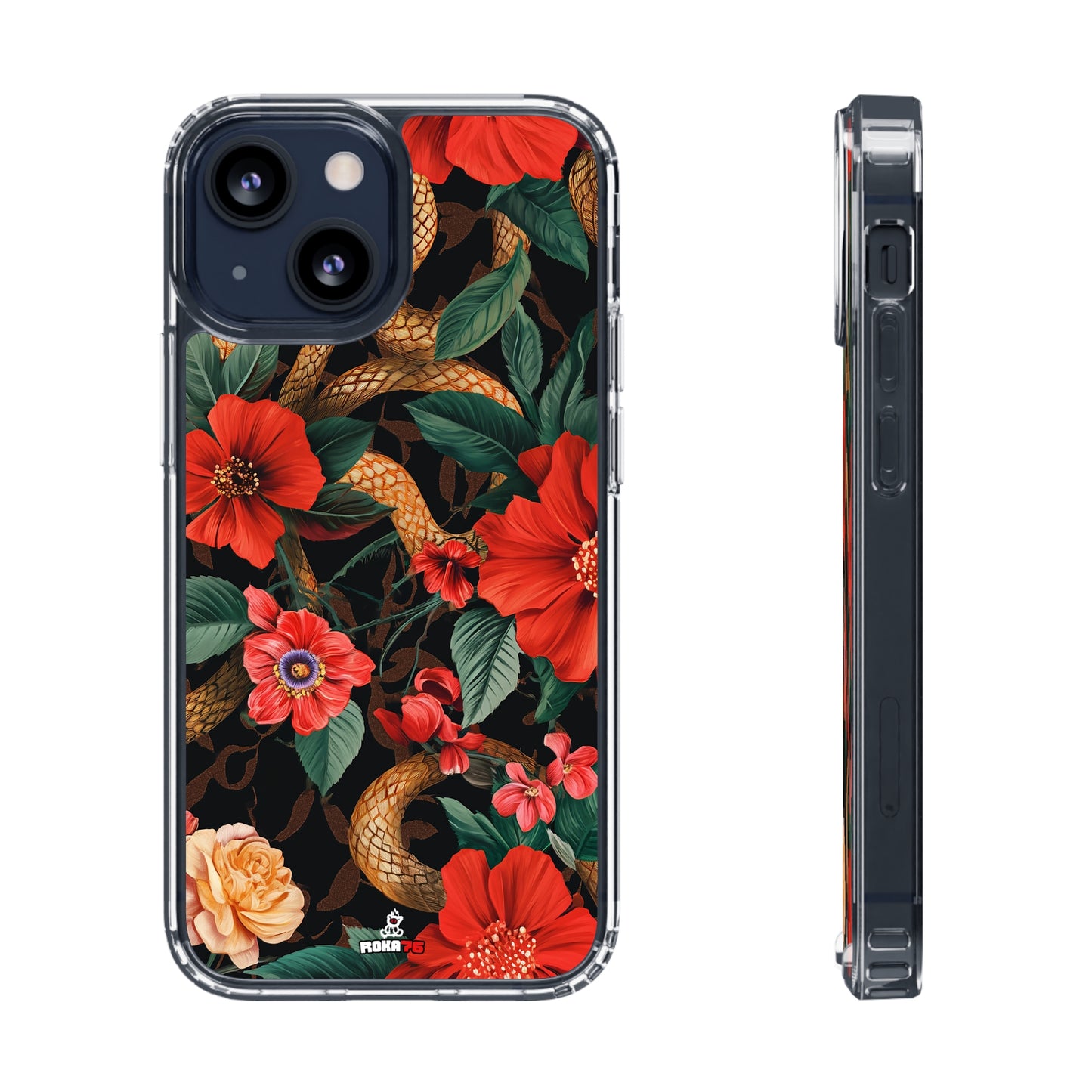 Clear Phone Cases Rose Garden