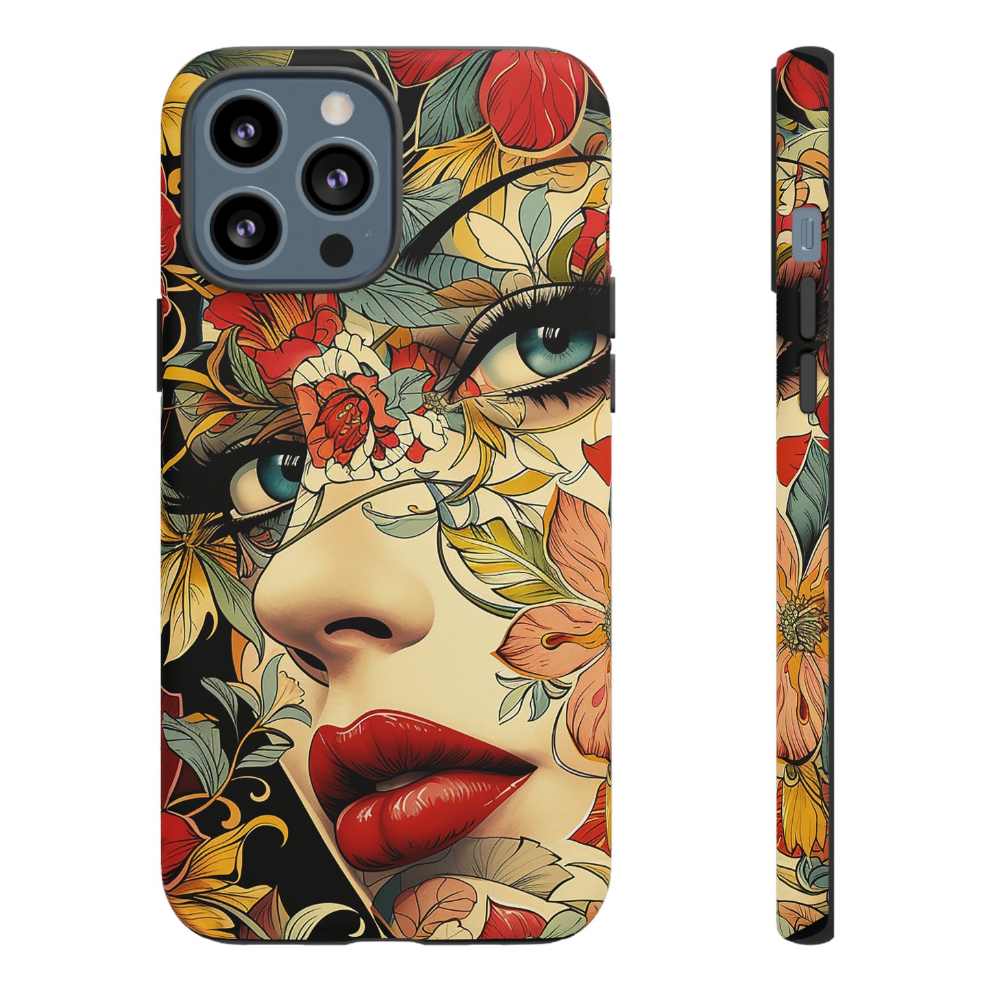 Tough Phone Case Lady Red