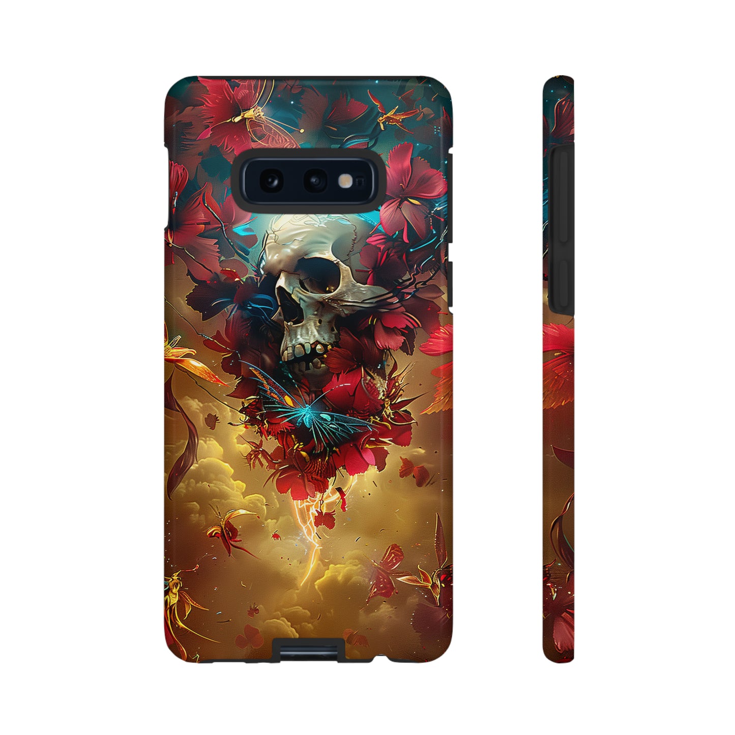 Tough Phone Cases Eternal Bloom Skull