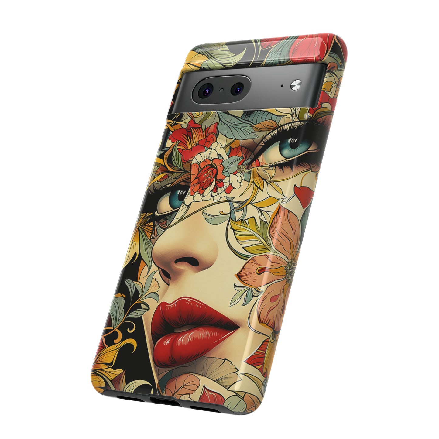 Tough Phone Case Lady Red