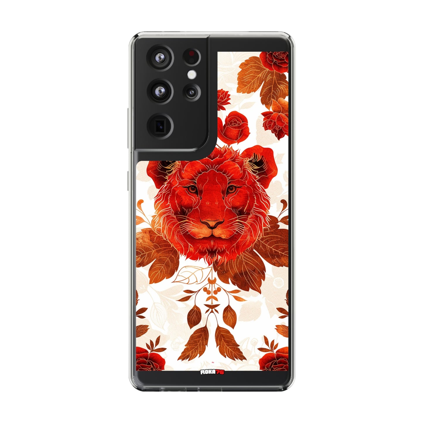 Clear Phone Cases Red Lion