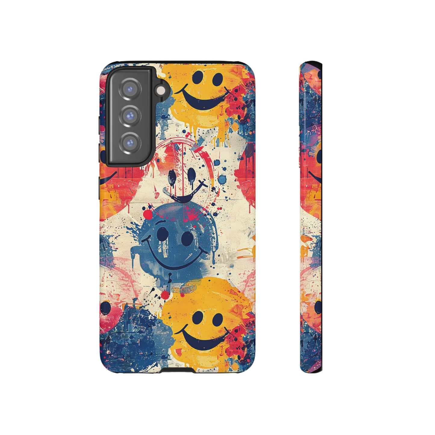 Tough Phone Case Happy Face