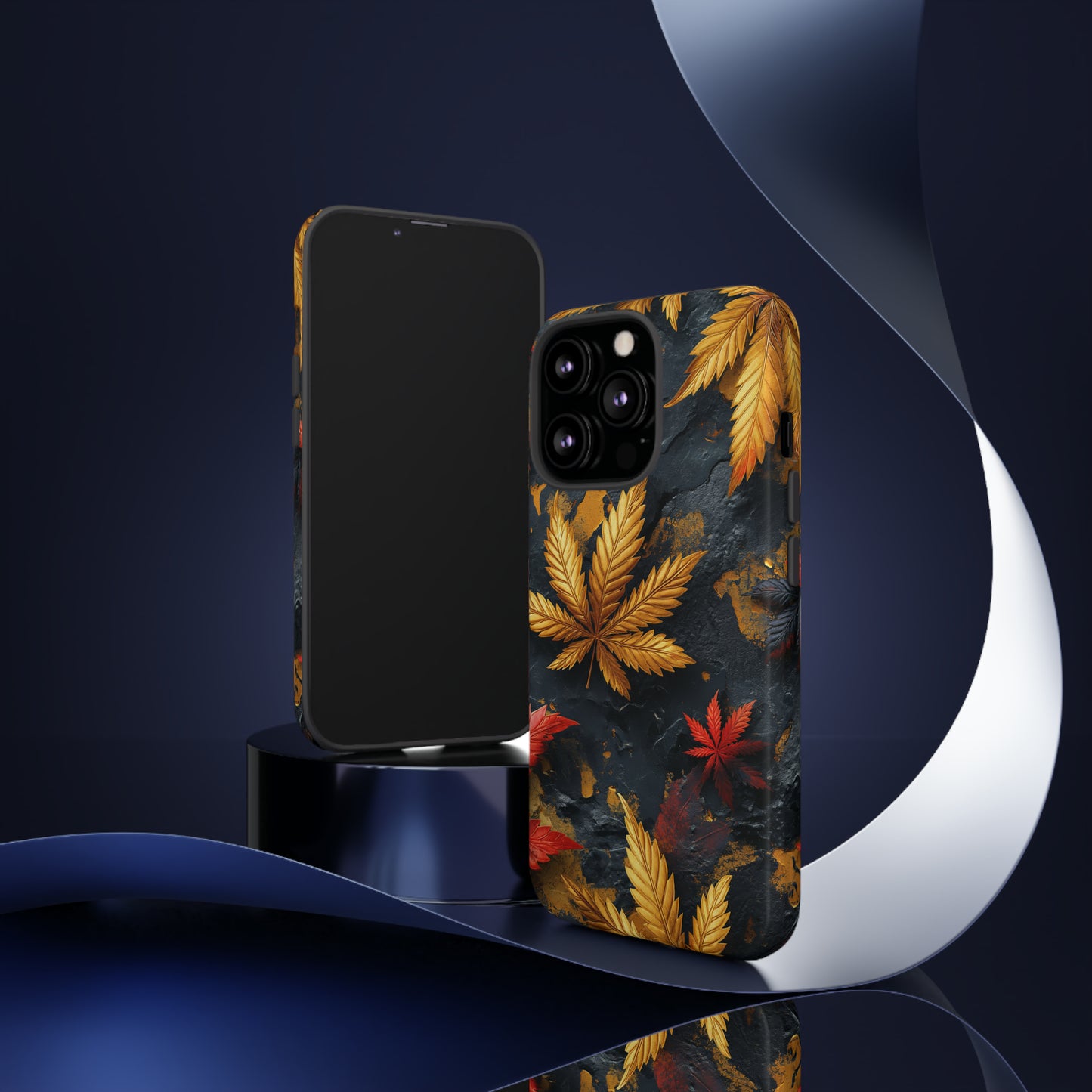 Tough Phone Case Cannabis Gold